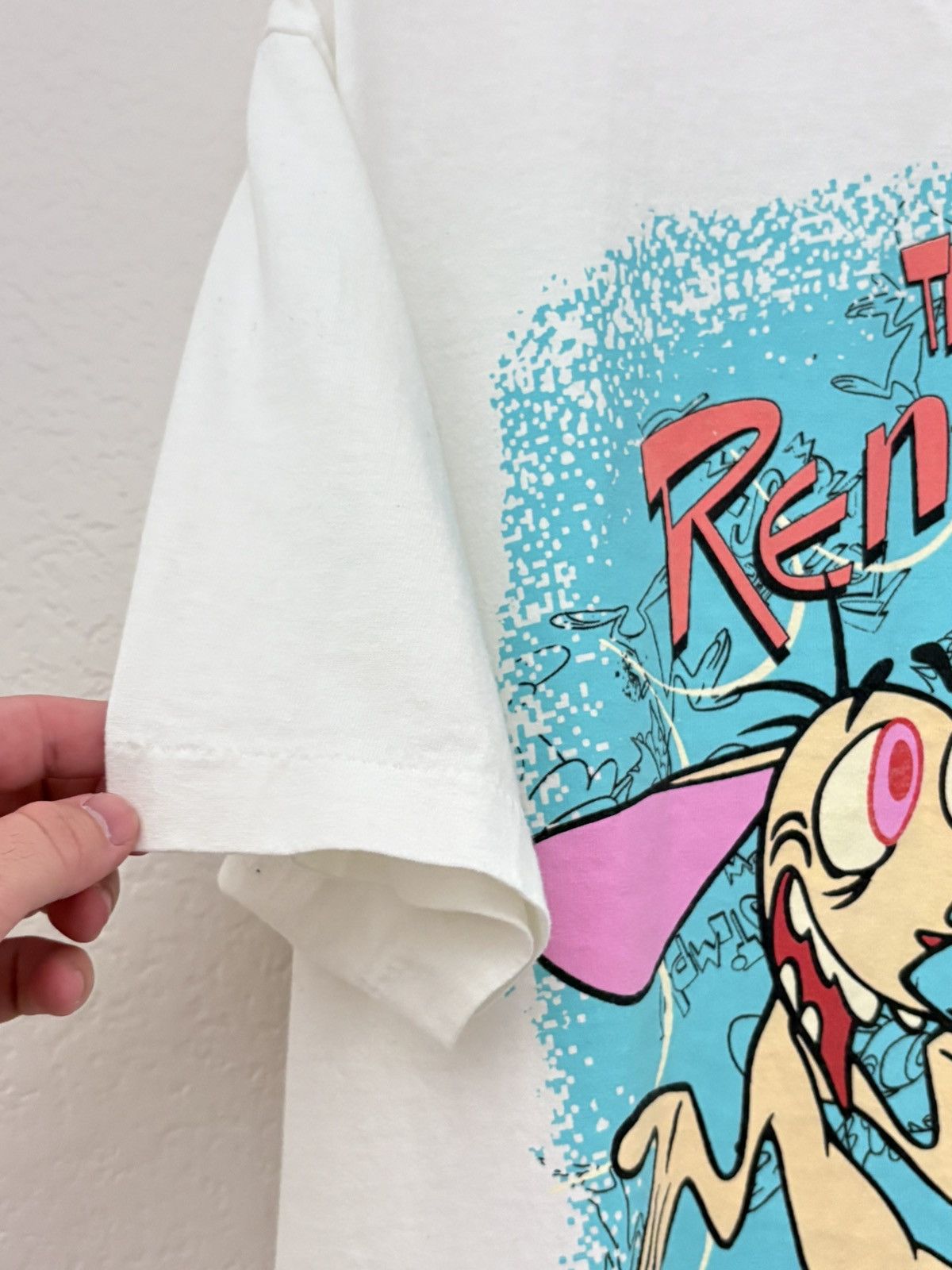 Vintage 90’s Ren & Stimpy Nickelodean Vintage Cartoon Tee Size US XL / EU 56 / 4 - 7 Thumbnail