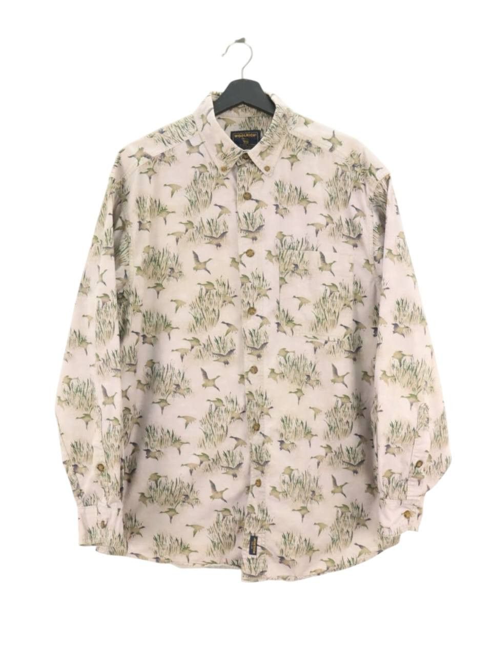Woolrich Cranes Birds Fullprint Longsleeve Shirt