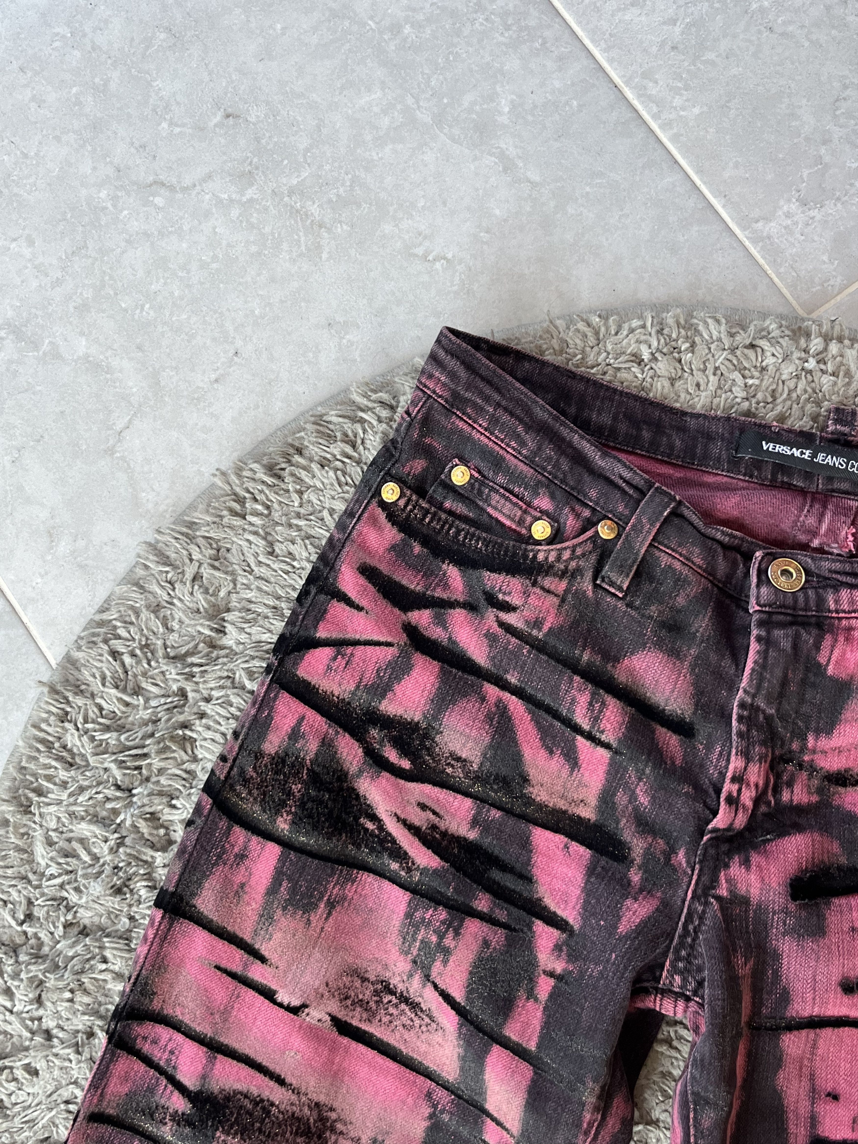 Versace Jeans Couture Vintage Luxury Versace Jeans Very Rare Avant-Garde Size 27" / US 4 / IT 40 - 5 Thumbnail