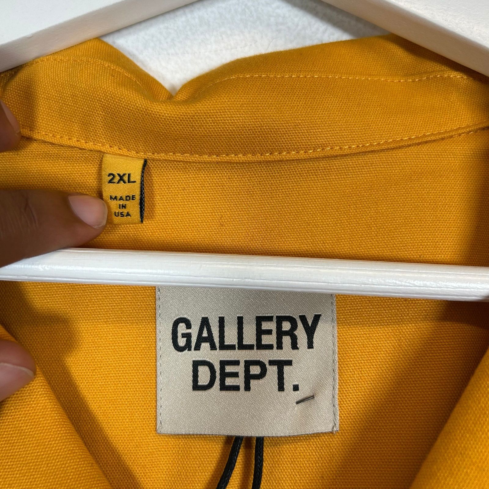 Gallery Dept. Gallery Dept Yellow Atelier Work Shirt Size XXL Size US XXL / EU 58 / 5 - 3 Thumbnail