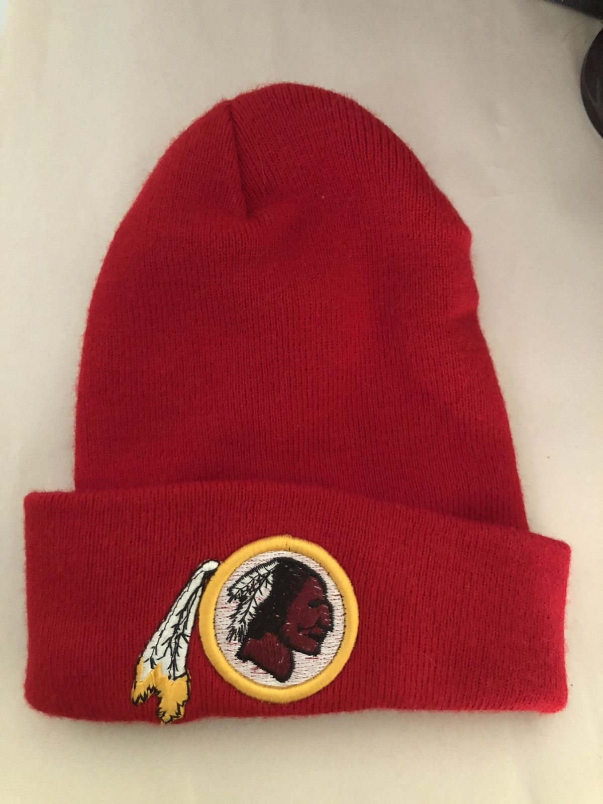 Other Hat: washington redskins embroidered nfl football knit cap Size ONE SIZE - 2 Thumbnail