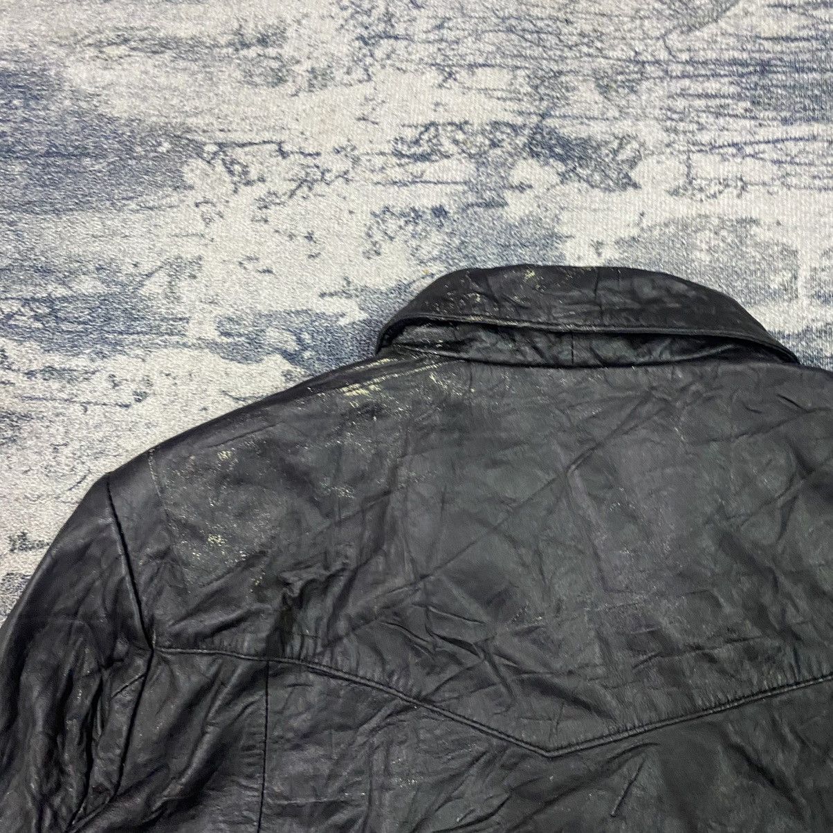 Genuine Leather × Vintage Vintage Shin Young Leather Jacket Size US M / EU 48-50 / 2 - 11 Thumbnail