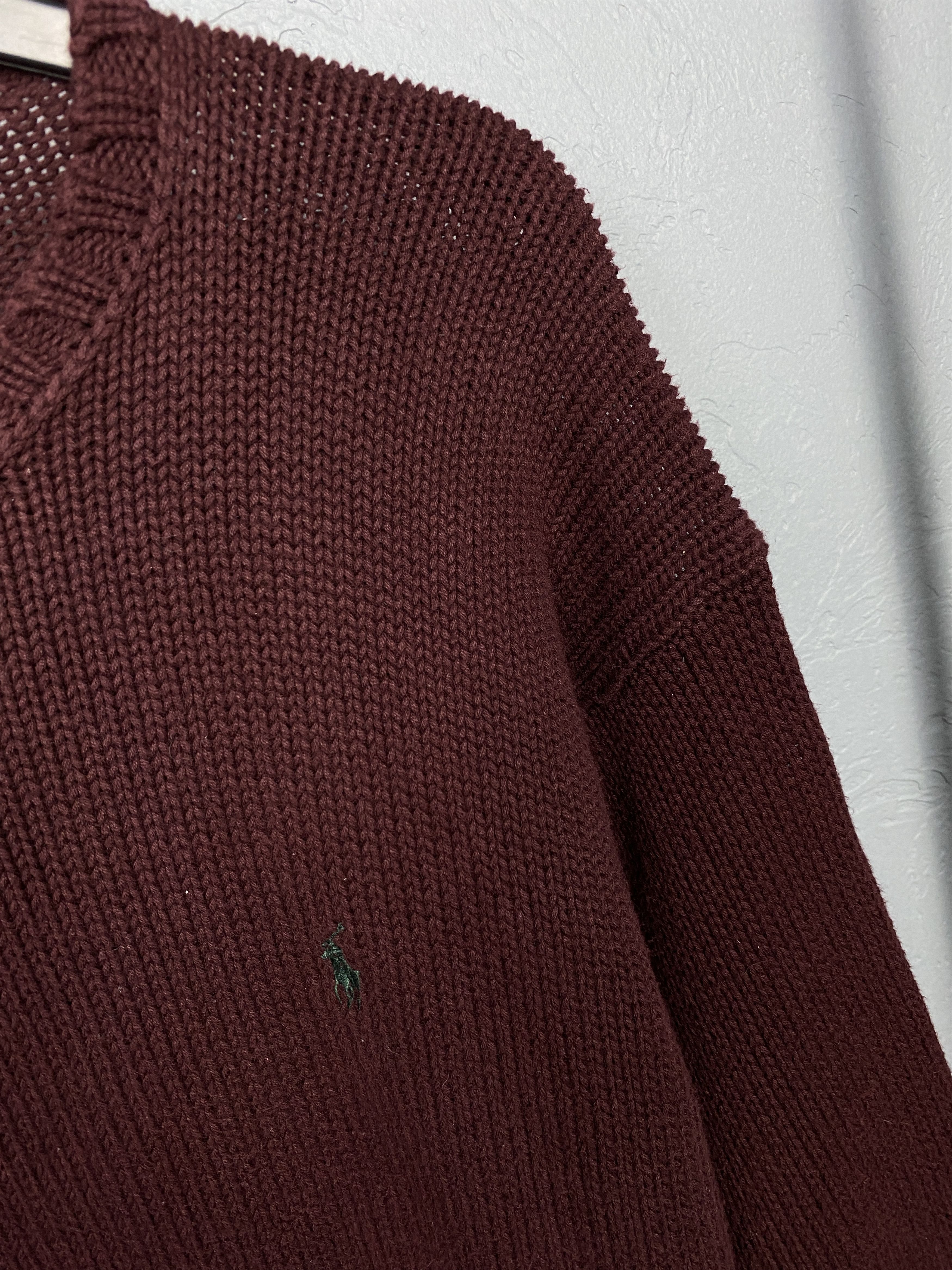 Polo Ralph Lauren × Ralph Lauren × Vintage Polo Ralph Lauren 90s Vintage Mens Knit Sweater Size US L / EU 52-54 / 3 - 3 Thumbnail