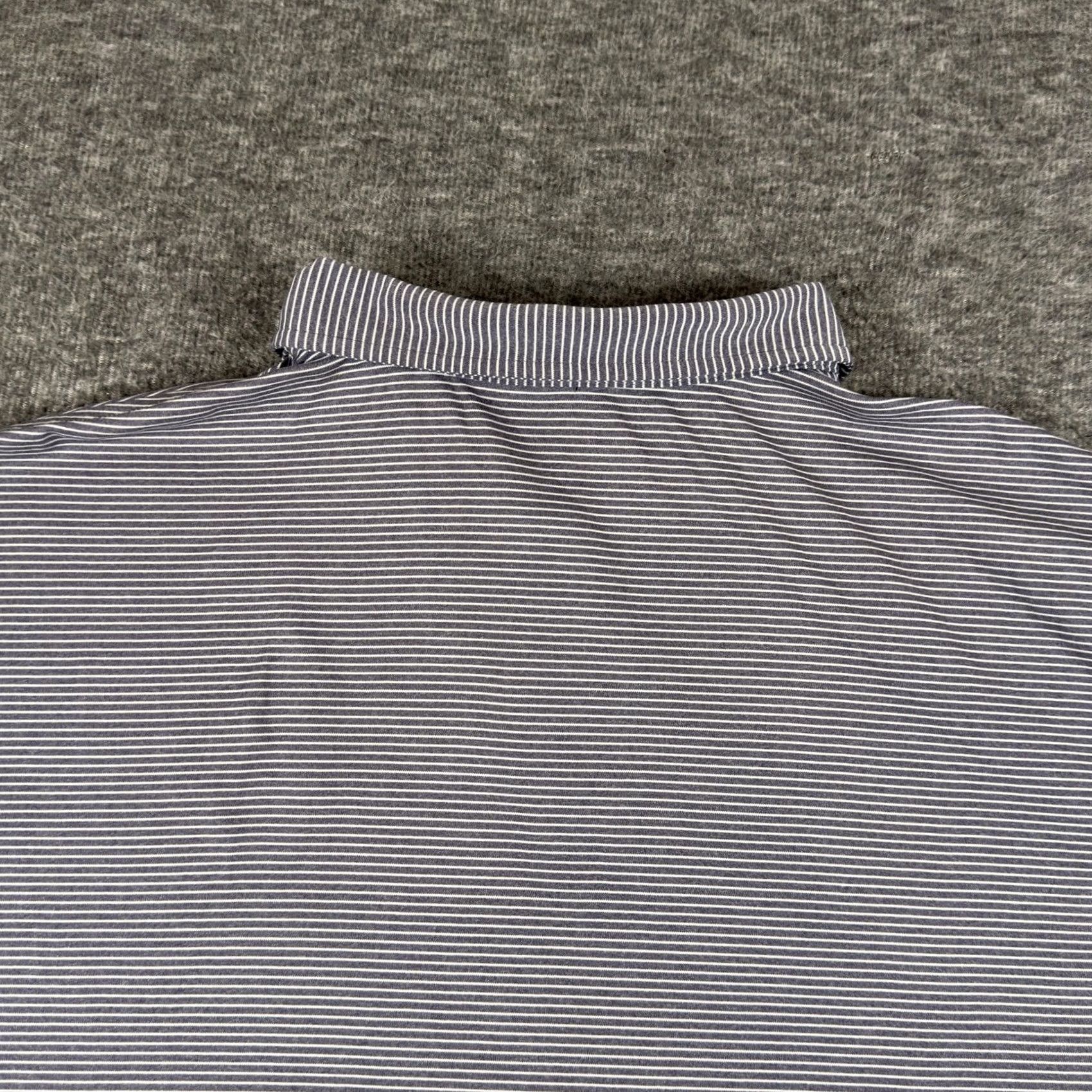 Peter Millar Peter Millar Polo Shirt Mens 2XL Blue Stripe Golf Performance Size US XXL / EU 58 / 5 - 7 Thumbnail