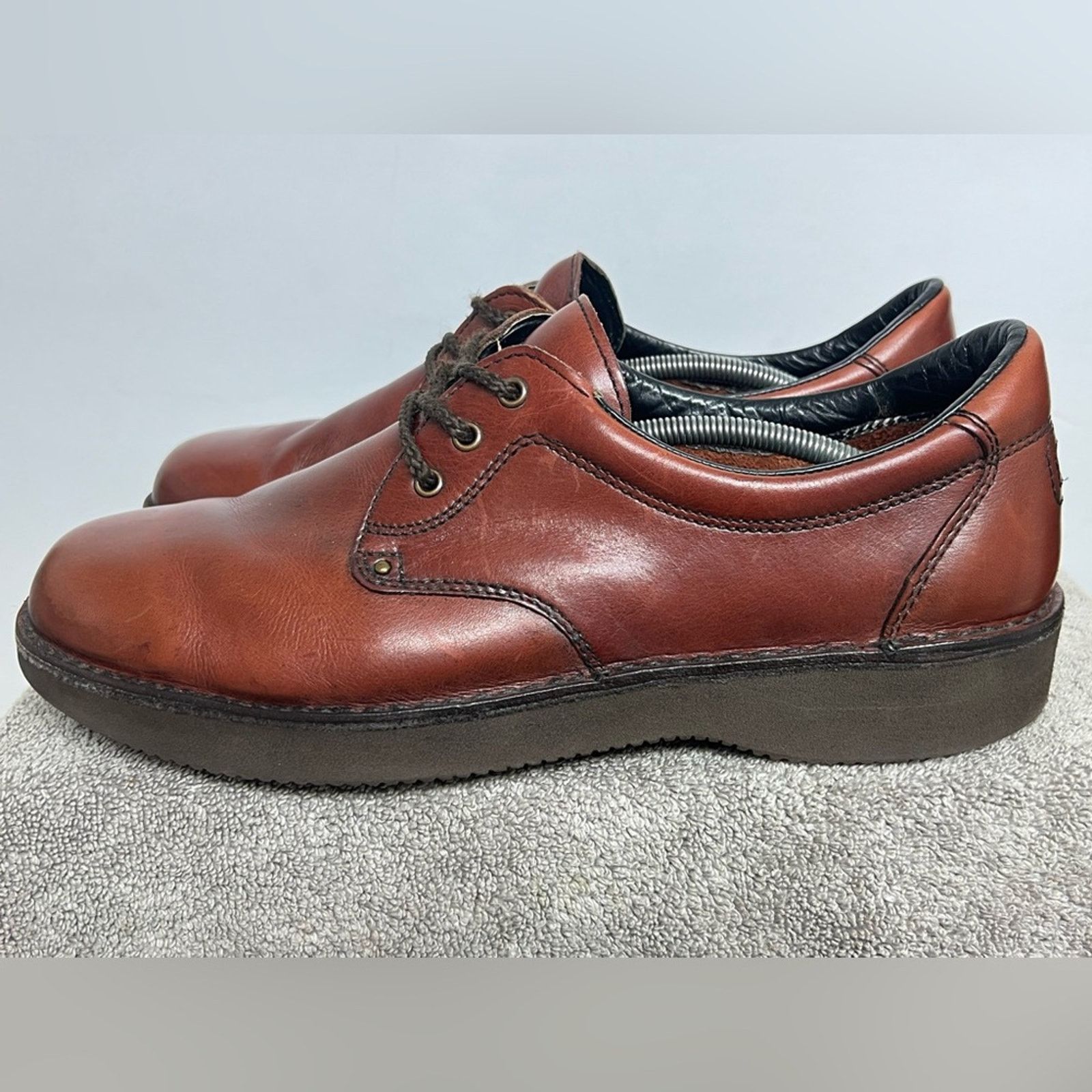 Rockport RocSports by Rockport Mens Oxford Shoes Cognac Vibram 13 M Size US 13 / EU 46 - 1 Thumbnail