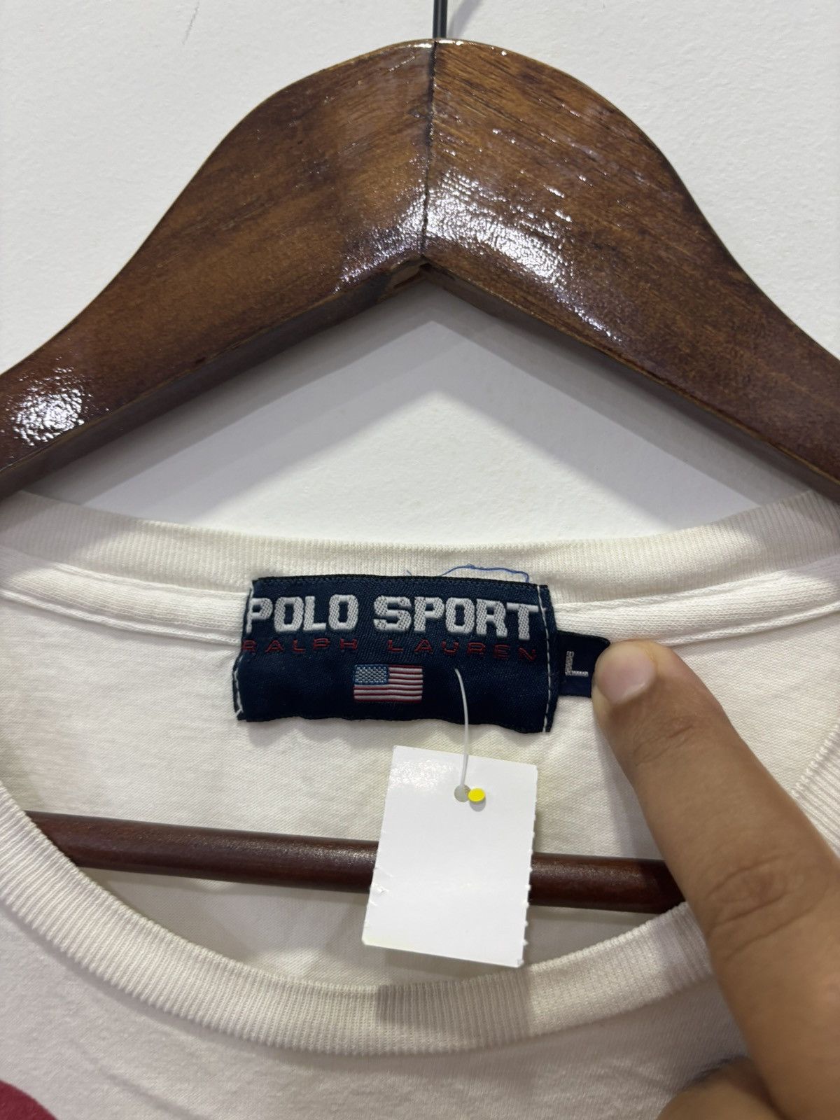 Polo Ralph Lauren × Vintage Vintage Polo Sport Tshirt Size US L / EU 52-54 / 3 - 2 Thumbnail