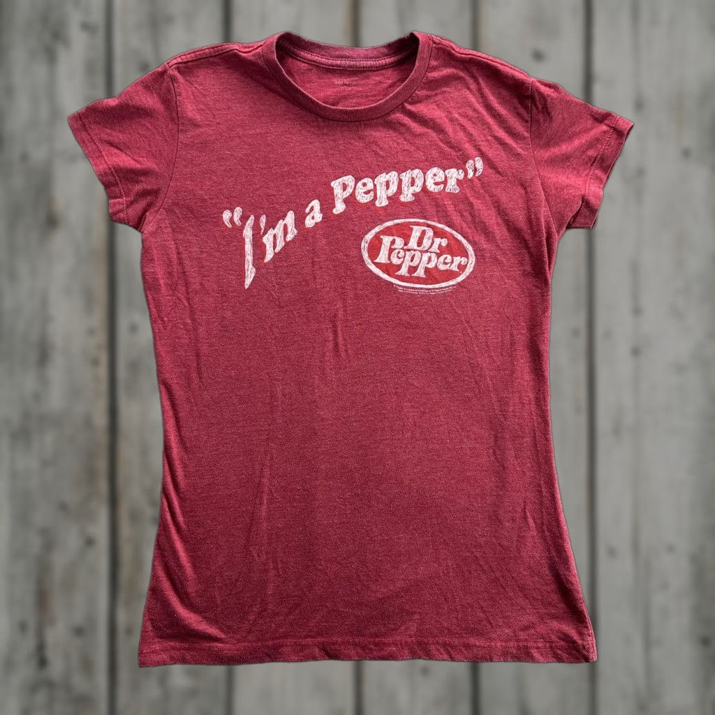 Vintage VINTAGE Dr Pepper T-Shirt Womens 2XL Red "I'm a Pepper" Graphic Soft Crewneck Retro Novelty Size XXL / US 16-18 / IT 52-54 - 1 Thumbnail