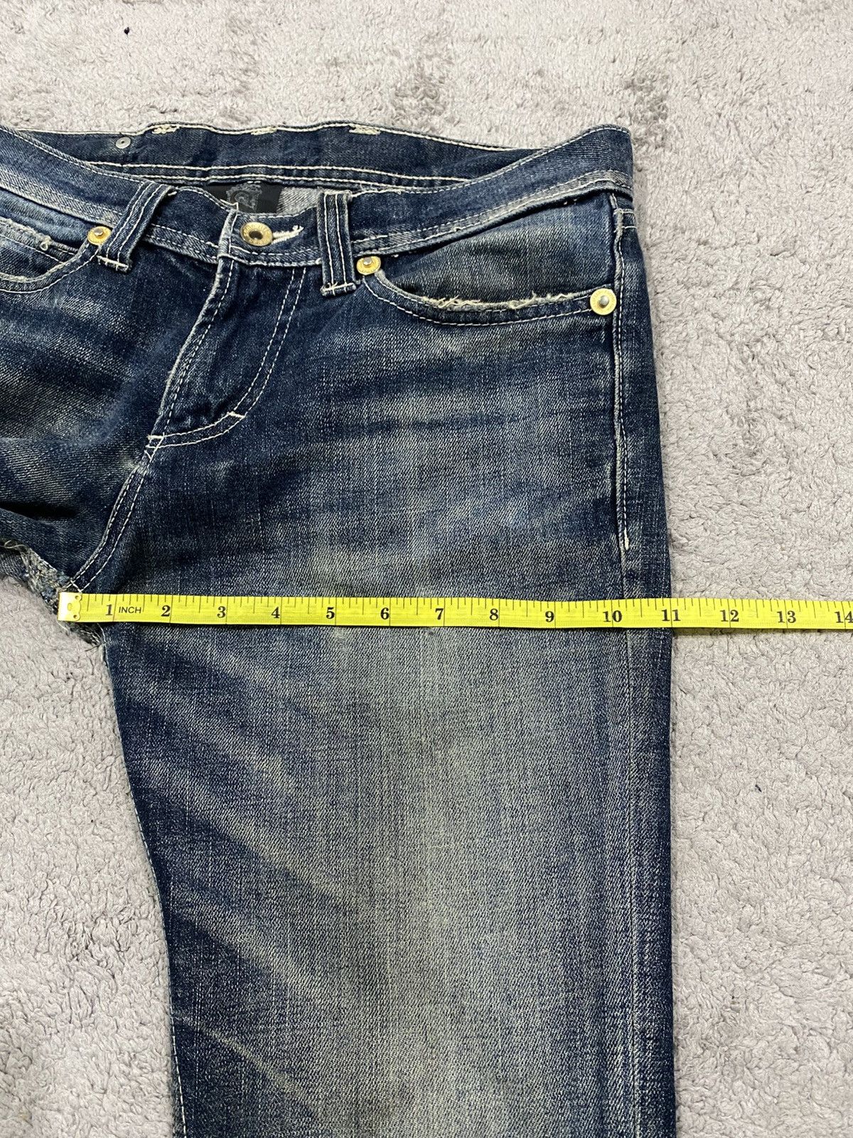 semanticdesign Semantic Design Mudwash Clawmark Distressed Denim Jeans Size US 32 / EU 48 - 19 Thumbnail