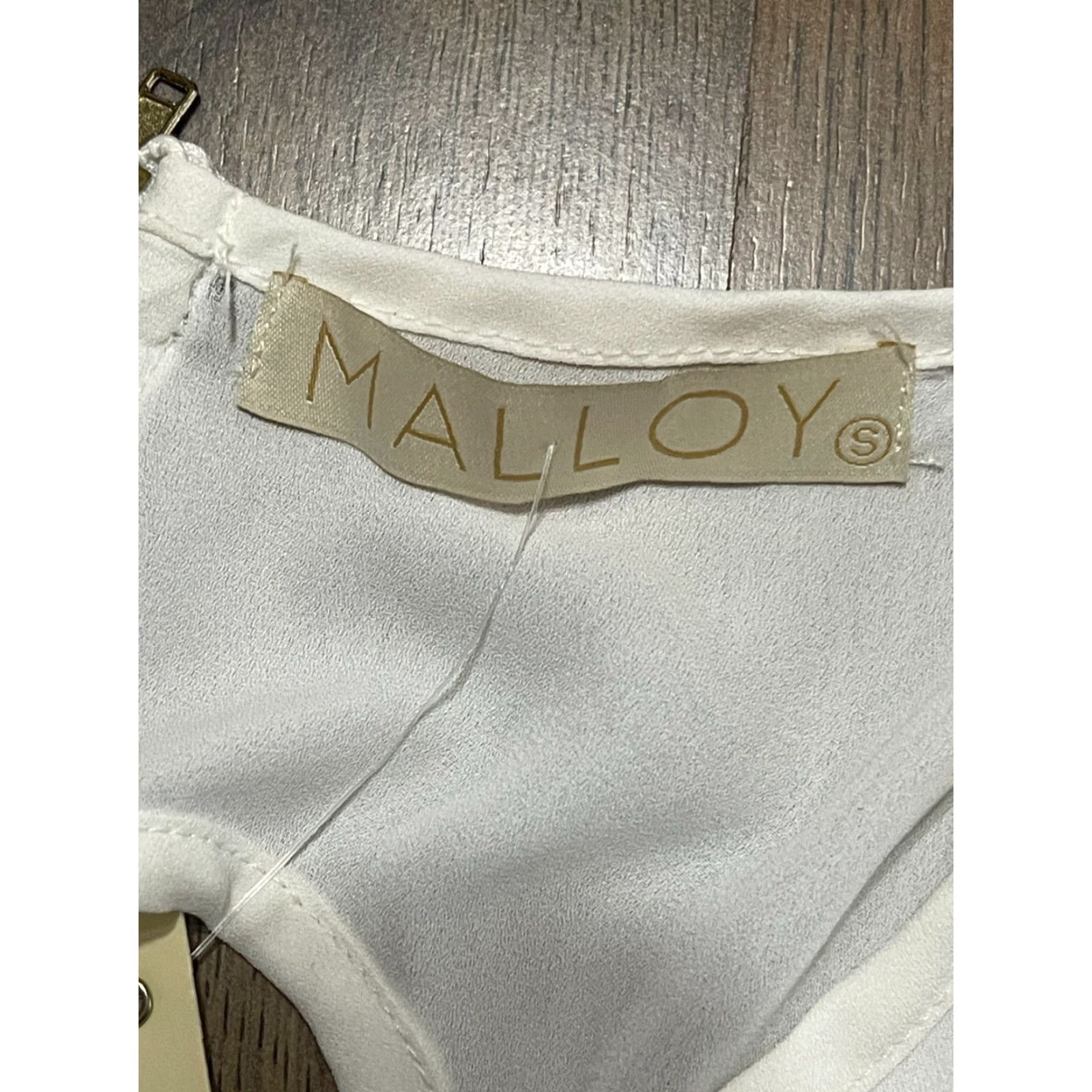 Vintage Malloy Dress Women's Small Black White Sleeveless Hi-Low Back Size S / US 4 / IT 40 - 7 Thumbnail