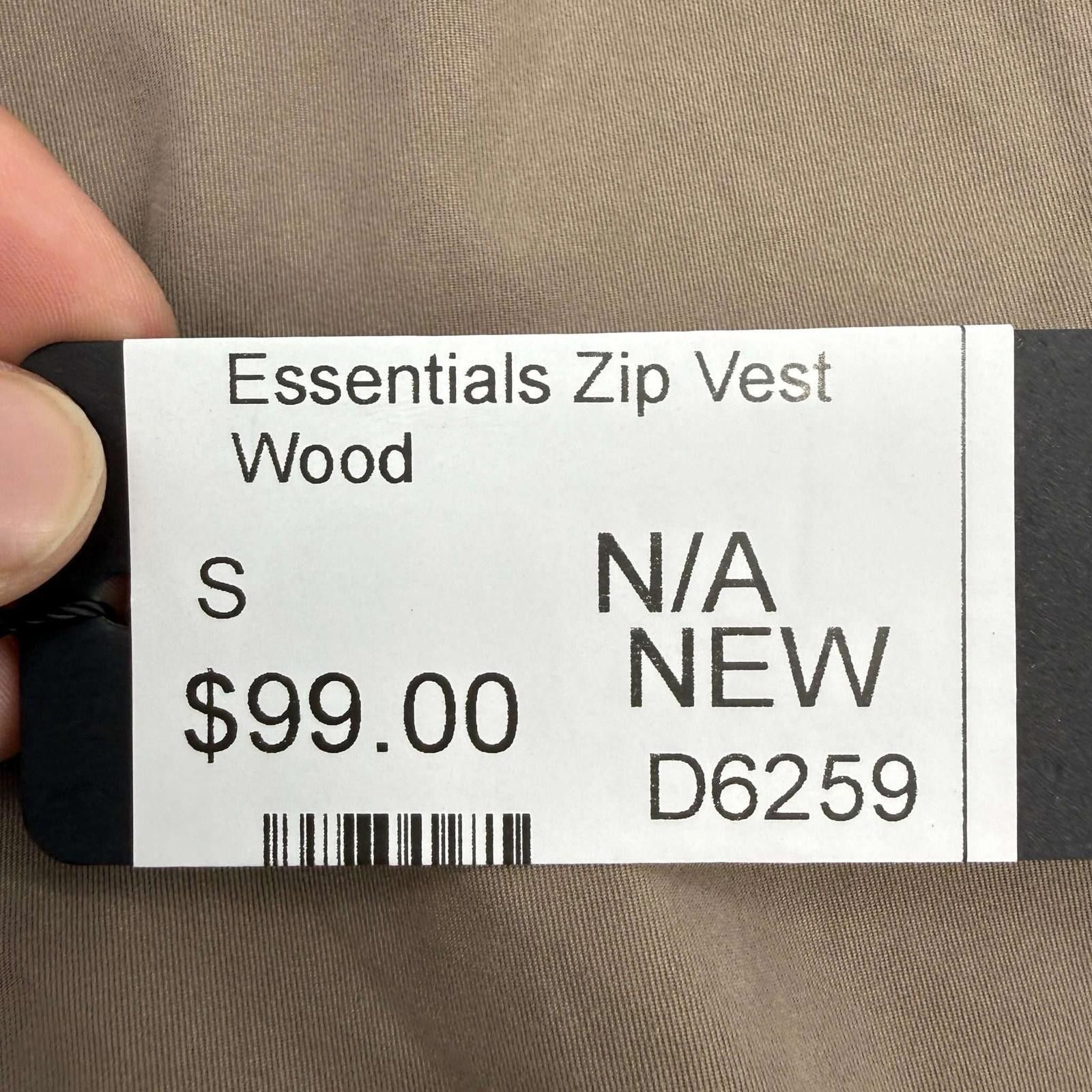Essentials Essentials Zip Vest Wood S New Size US S / EU 44-46 / 1 - 8 Thumbnail
