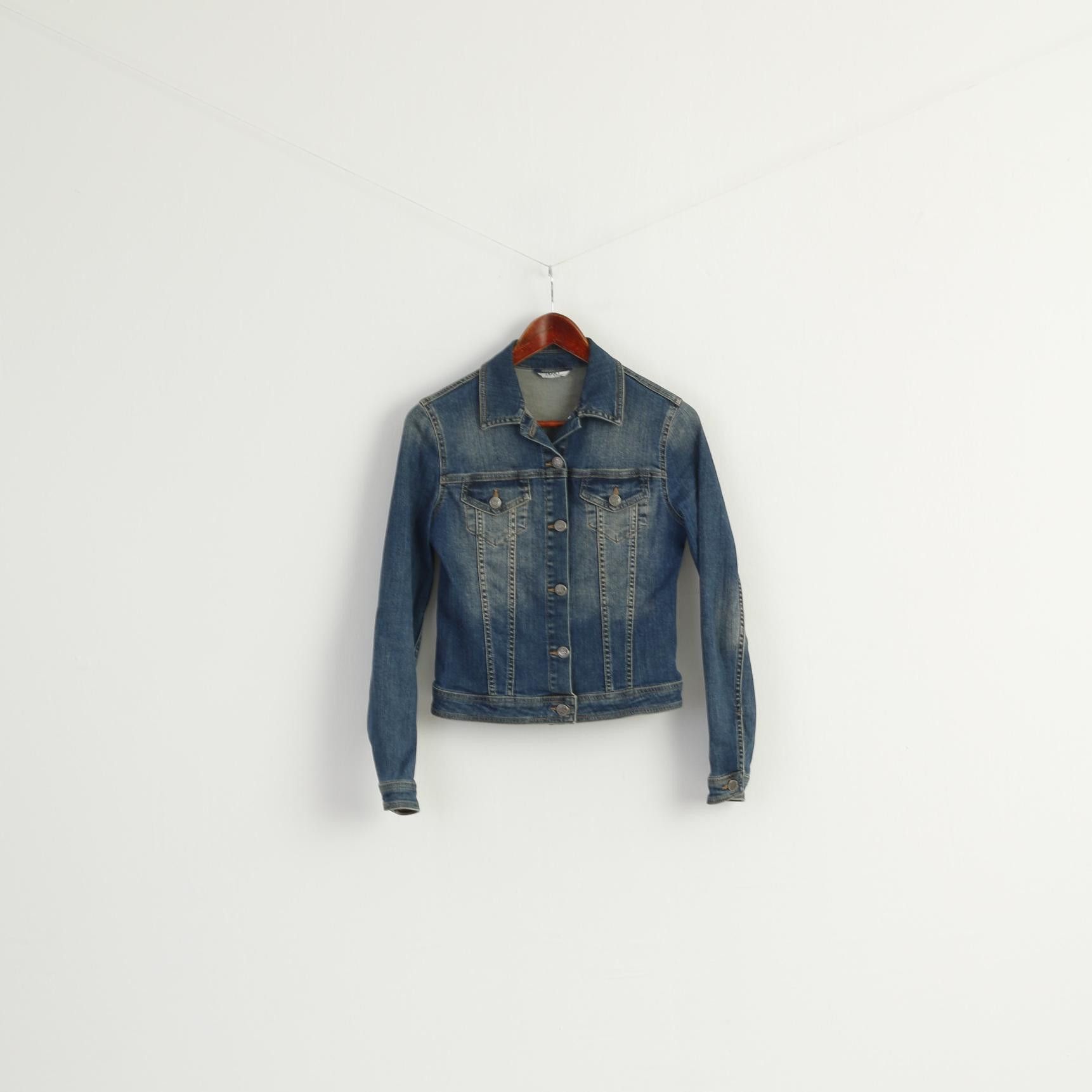 Liu Jo LIU-JO Jeans Women M (S) Jacekt Blue Denim 7916 Size M / US 6-8 / IT 42-44 - 2 Thumbnail