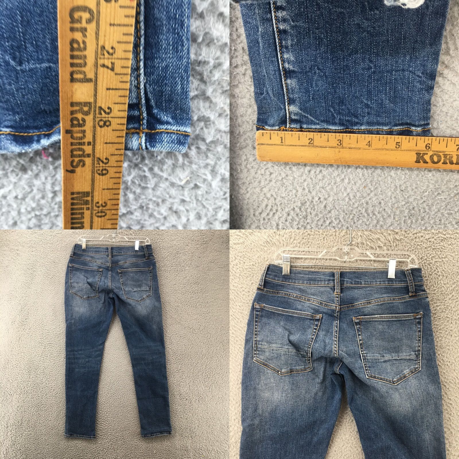 Vintage Arizona Jean Co. Advance Flex 360 Skinny Jeans Mens Blue 30x30 (actual 31x28.5) Size US 30 / EU 46 - 8 Thumbnail