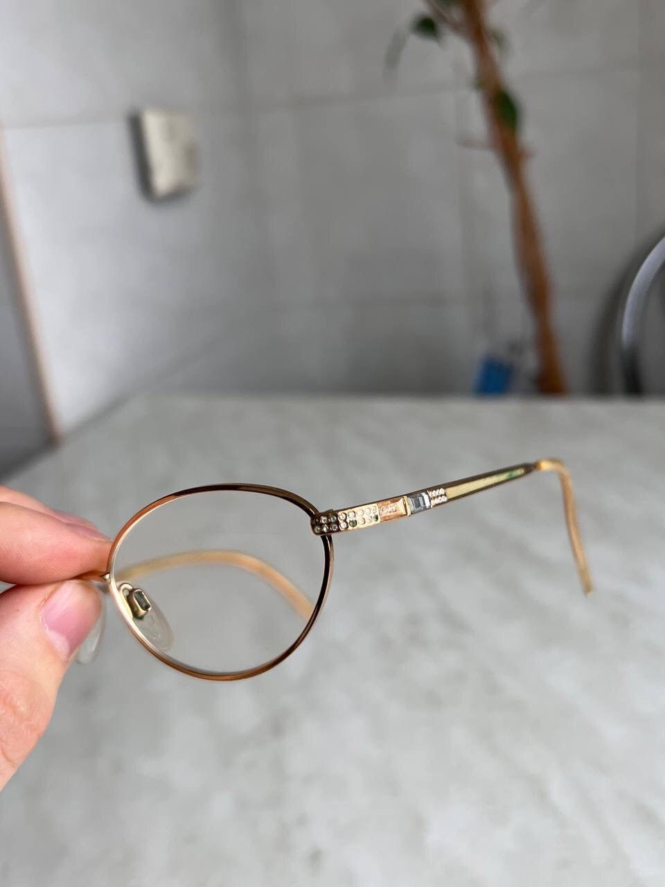 Swarovski Vintage Daniel Swarovski 80's 90's Oval Glasses Eyeglasses Size ONE SIZE - 3 Thumbnail