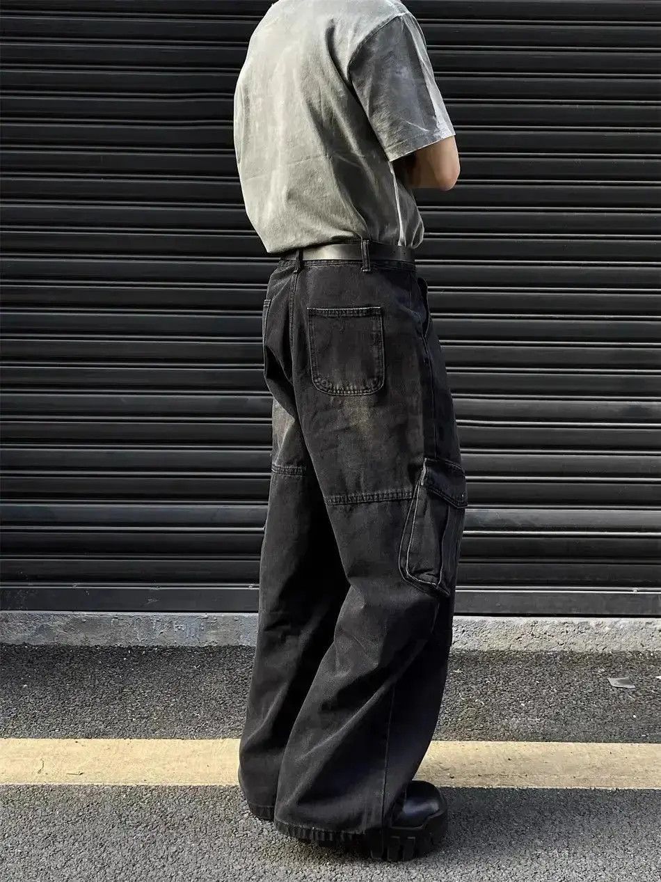 Japanese Brand Big pocket workwear hip-hop jeans Size US 32 / EU 48 - 5 Thumbnail