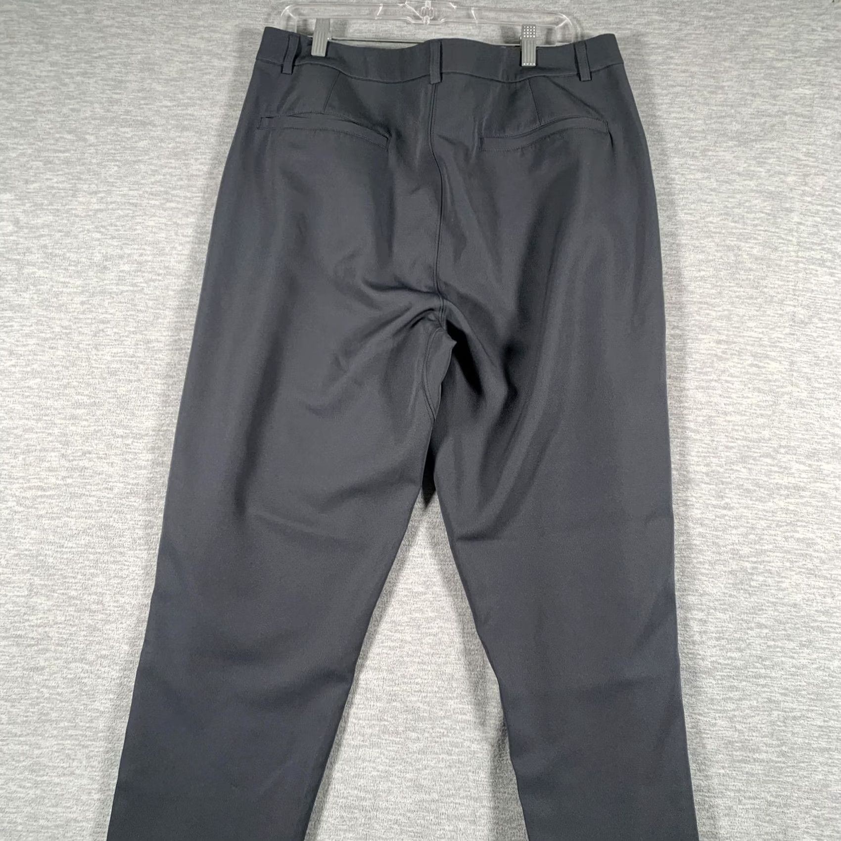 Vintage &Collar Dress Pants Mens 38x26 Gray Athletic Fit Stretch Tapered Casual Business Size US 38 / EU 54 - 7 Thumbnail