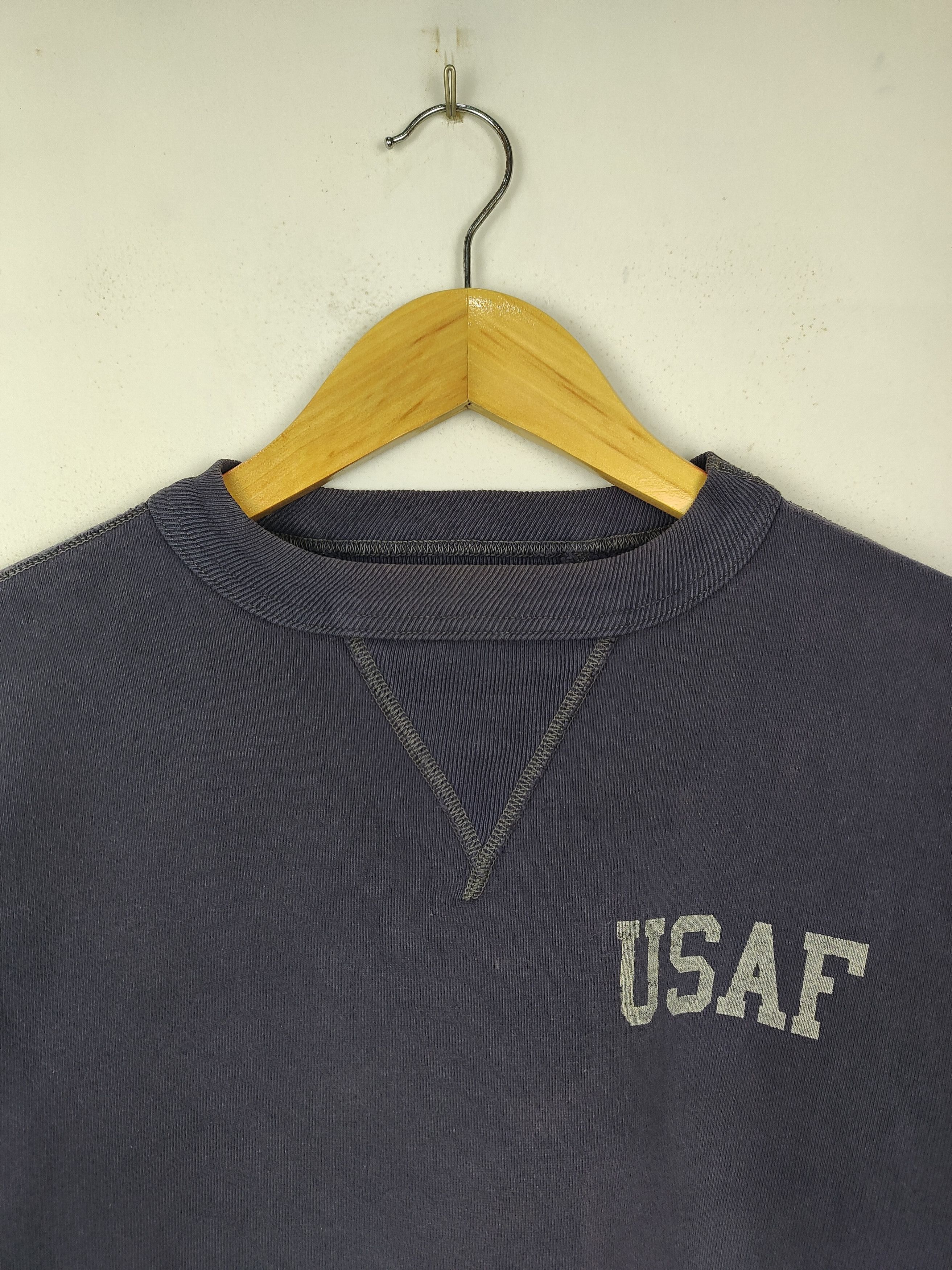 The Real McCoy's Vintage Sunfaded The Real McCoy USAF Military Sweatshirt Size US S / EU 44-46 / 1 - 2 Thumbnail