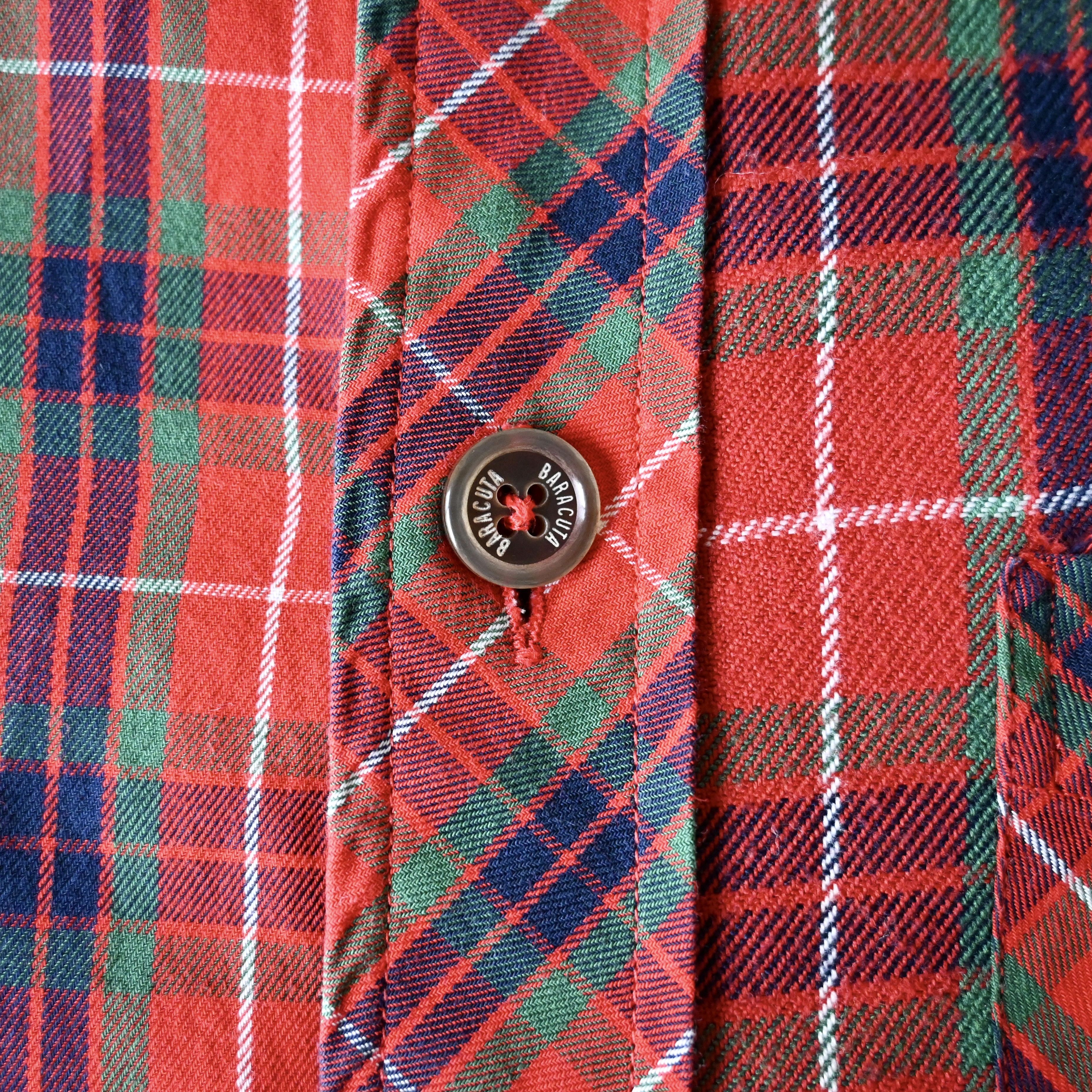 Baracuta VTG 1990s BARACUTA tartan lining fabric shirt made in Japan Size US M / EU 48-50 / 2 - 16 Thumbnail