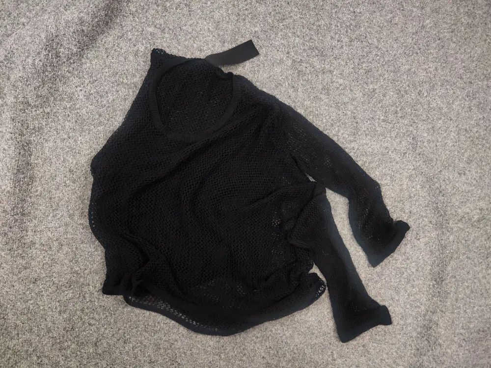 Rundholz Rundholz Black design loose tunic Oversized mesh Long sleeve Size S / US 4 / IT 40 - 1 Thumbnail