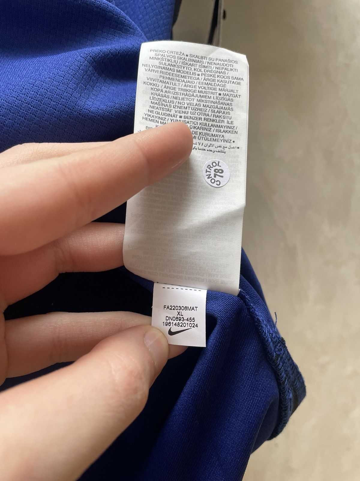 Nike Nike Netherlands 2022 Away shirt Kit Soccer Jersey Blokecore Size US XL / EU 56 / 4 - 7 Thumbnail