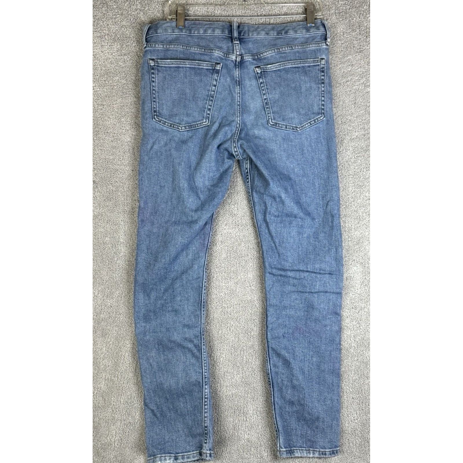 Everlane Everlane Jeans Slim Fit 31x30 Denim Blue Cotton City Preppy Mens Regular 5-Pocket Design Jeansomer Size US 31 - 2 Thumbnail