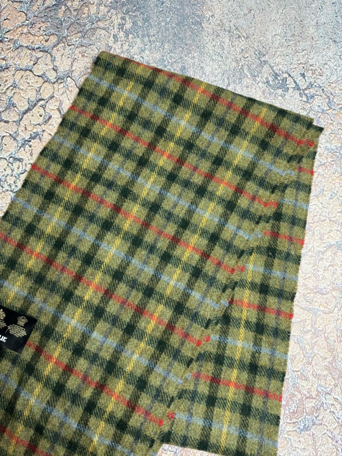 Barbour Barbour vintage scarf wool 100% Luxury Size ONE SIZE - 3 Thumbnail
