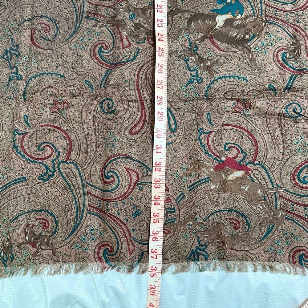 JH Collectibles Vintage JH Collectibles Equestrian Horse Hunting theme rayon Size ONE SIZE - 5 Thumbnail