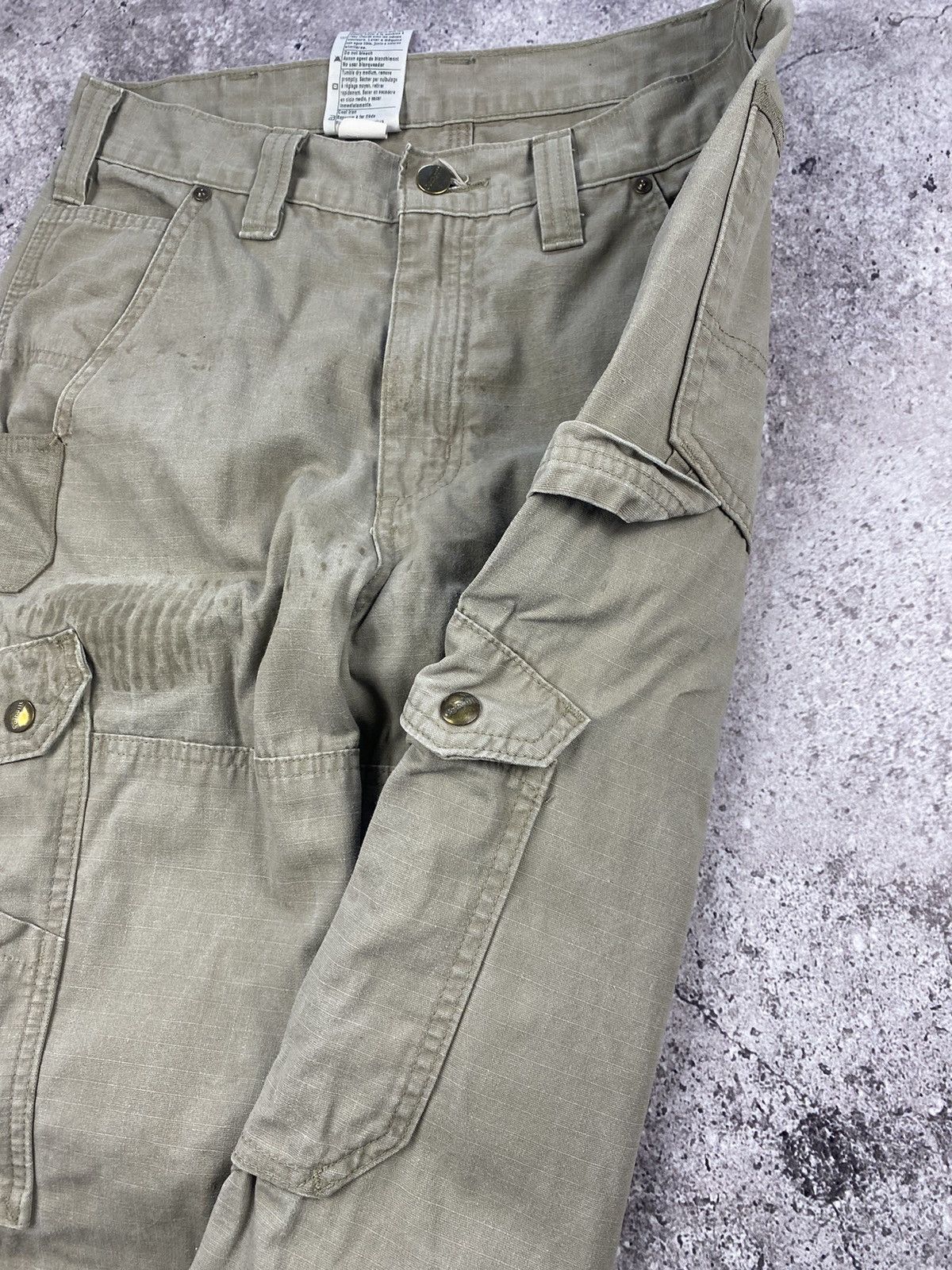 Carhartt × Vintage Vintage Carhartt Y2K Carpenter Pants Workwear Very Rare 00’s Size US 32 / EU 48 - 11 Thumbnail