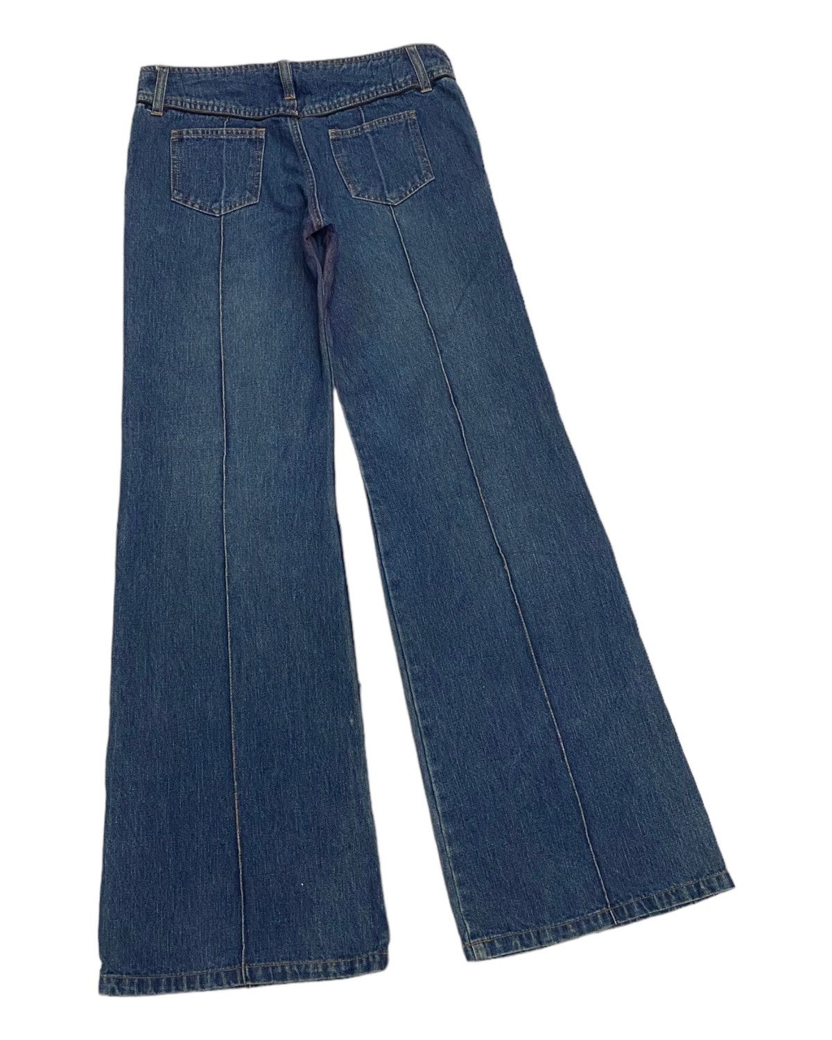 Hysteric Glamour JAPANESE AVANT GARDE STYLE FLARE DISTRESSED DENIM JEANS Size US 30 / EU 46 - 6 Thumbnail