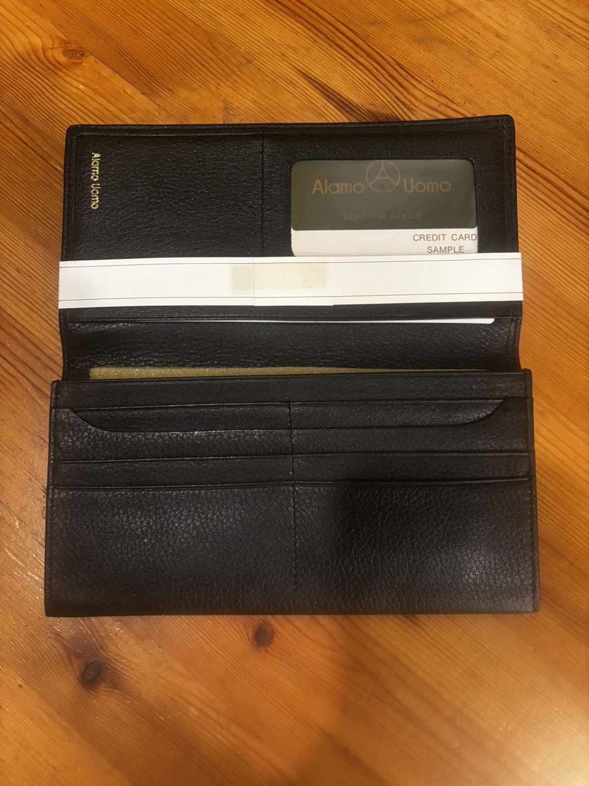 Other Alamo Uomo Black Leather Wallet Size ONE SIZE - 3 Thumbnail