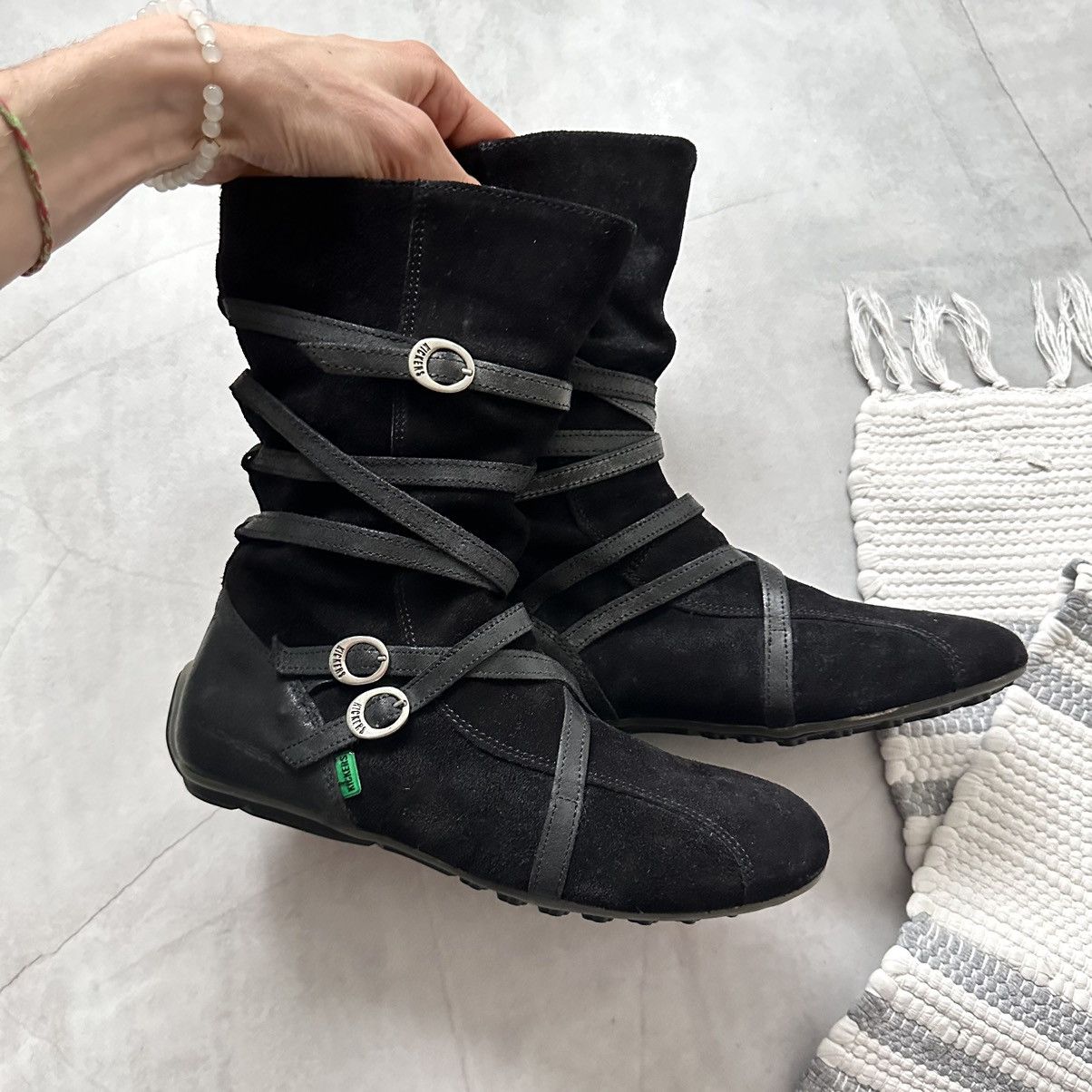 Dirk Bikkembergs Crazy Wrap Straps Boxing Biker Boots As 98 Rick Owens Vibe Size US 8 / IT 38 - 3 Thumbnail