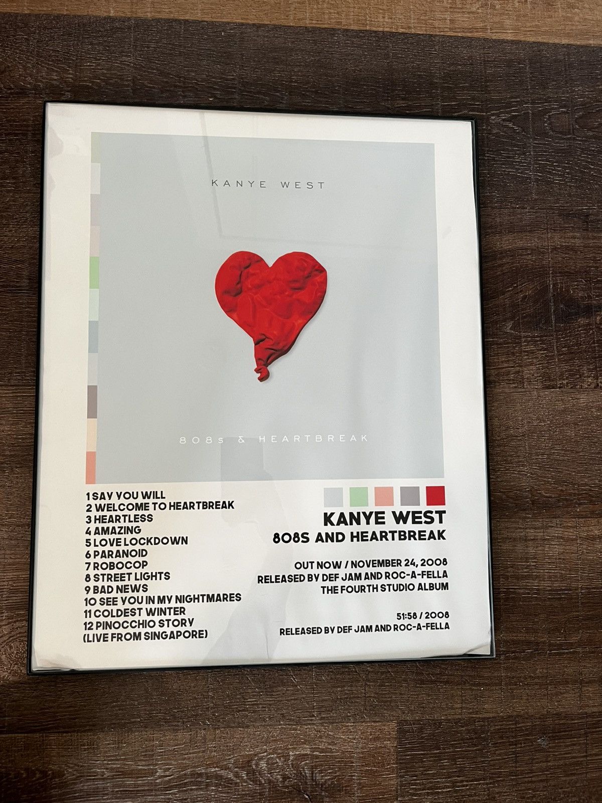 Other Kanye 808 heartbreak poster with Frame Size ONE SIZE - 1 Thumbnail