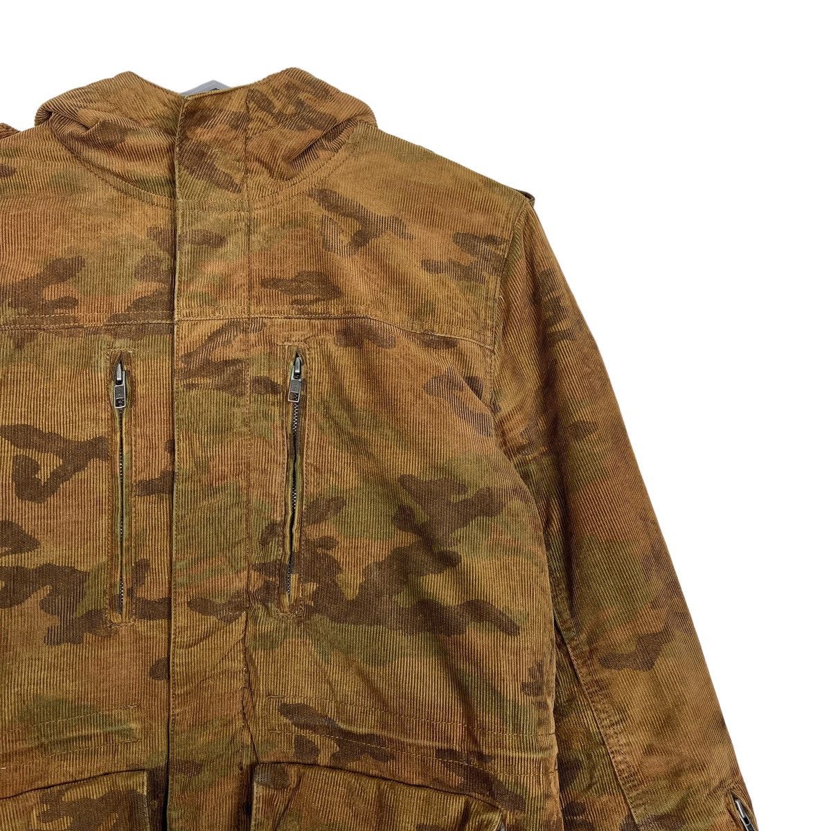 GOODENOUGH 🔥 NO CONCEPT BUT GOOD SENSE WOODLAND CAMO CORDUROY JACKET Size US M / EU 48-50 / 2 - 6 Thumbnail