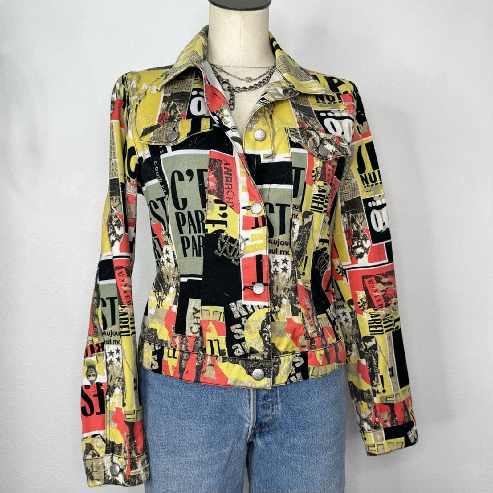 Jean Paul Gaultier × Vintage Jean Paul Gaultier Vintage AW 1997 JPG Anarchy Jacket Size M / US 6-8 / IT 42-44 - 1 Thumbnail