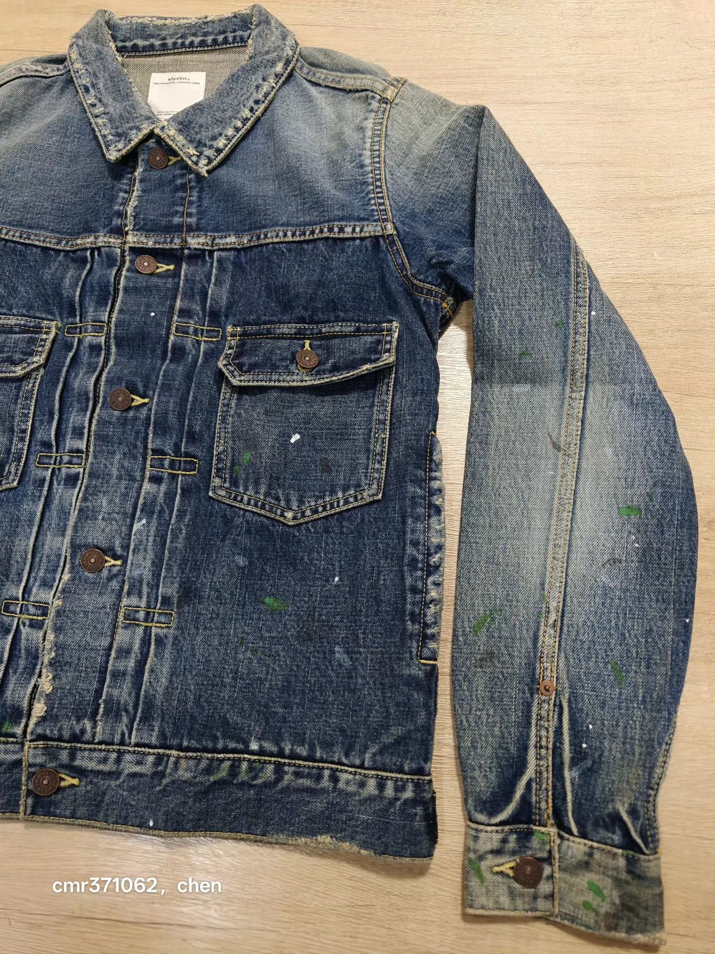 Visvim VISVIM 19SS 101 JKT DMGD-1002 Mud Yellow Wash Distressed 2 Size US M / EU 48-50 / 2 - 3 Thumbnail