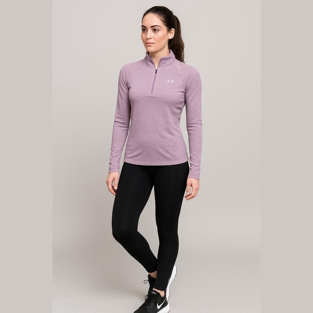 Under Armour Under Armour Tech Twist Half Zip Long Sleeve Pullover Size S / US 4 / IT 40 - 1 Thumbnail