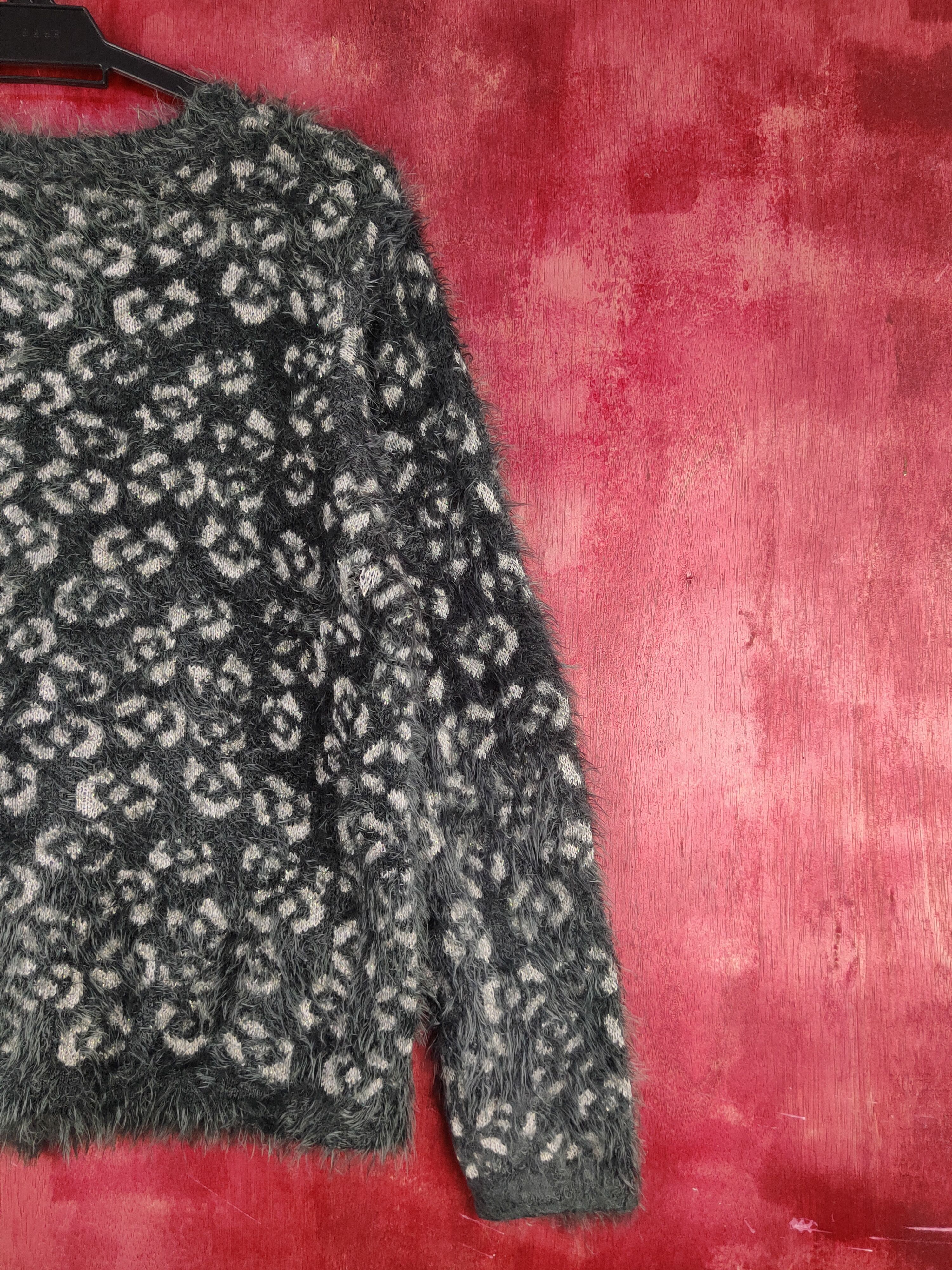 Japanese Brand × Vintage Walvote Olive Fur Mohair Knitwear Cardigan #S2085 Size M / US 6-8 / IT 42-44 - 9 Thumbnail