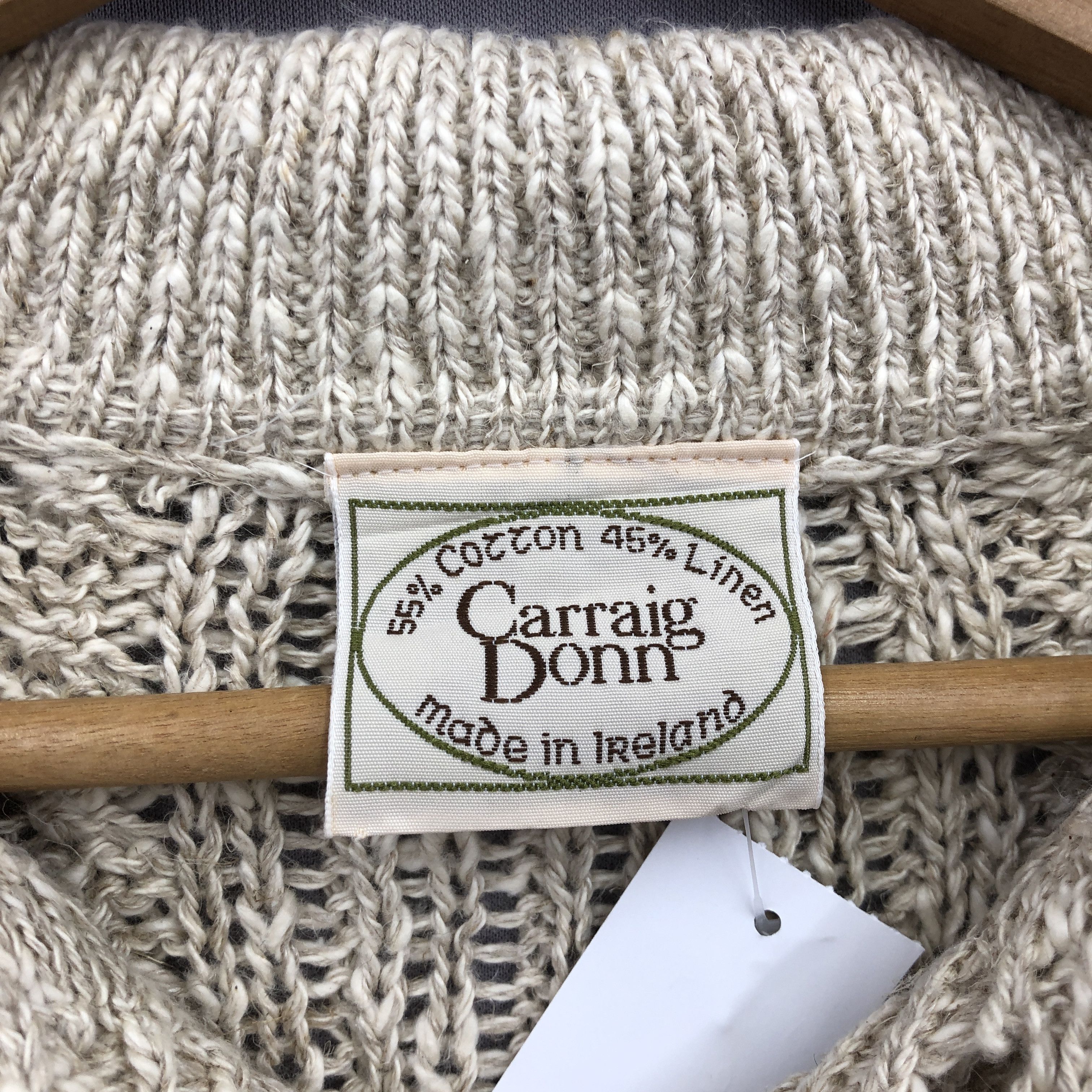 Carraig Donn × Vintage Carraig Donn Cable Knit BHalg Button Sweater Sweatshirt Size US XL / EU 56 / 4 - 4 Thumbnail