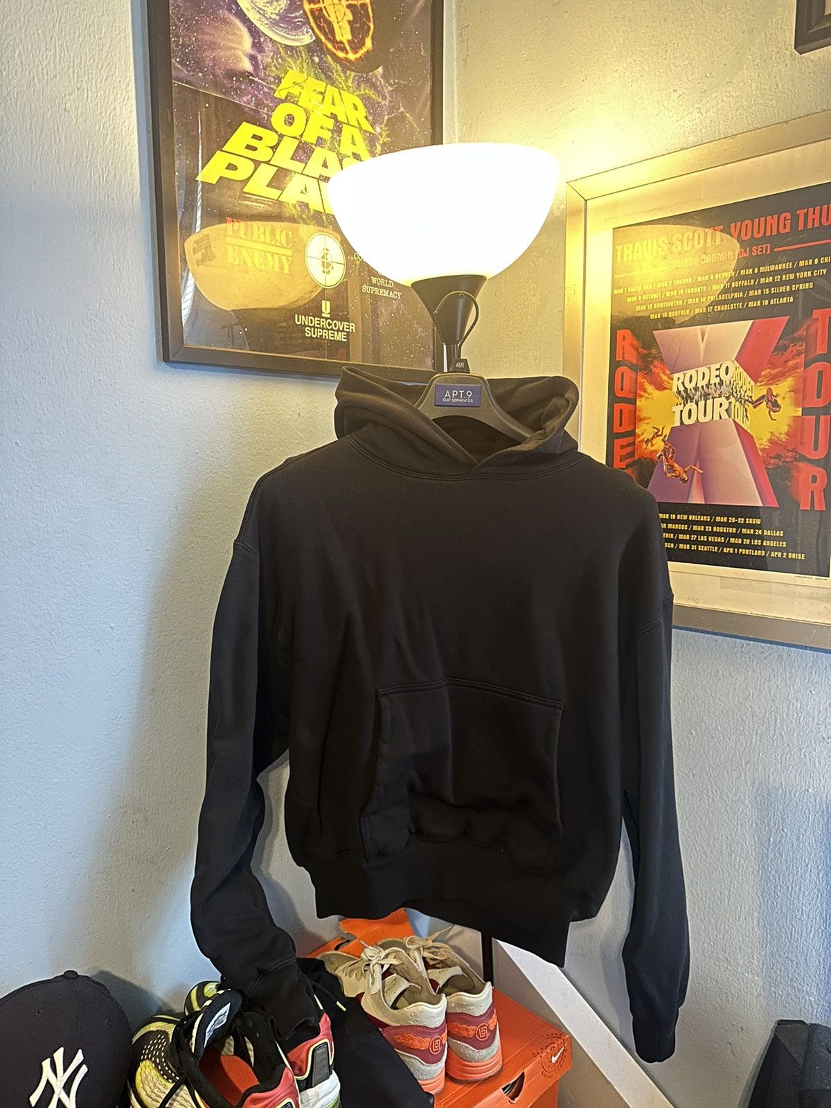 image of Yeezy Gap Hoodie Black, Men's (Size Medium)