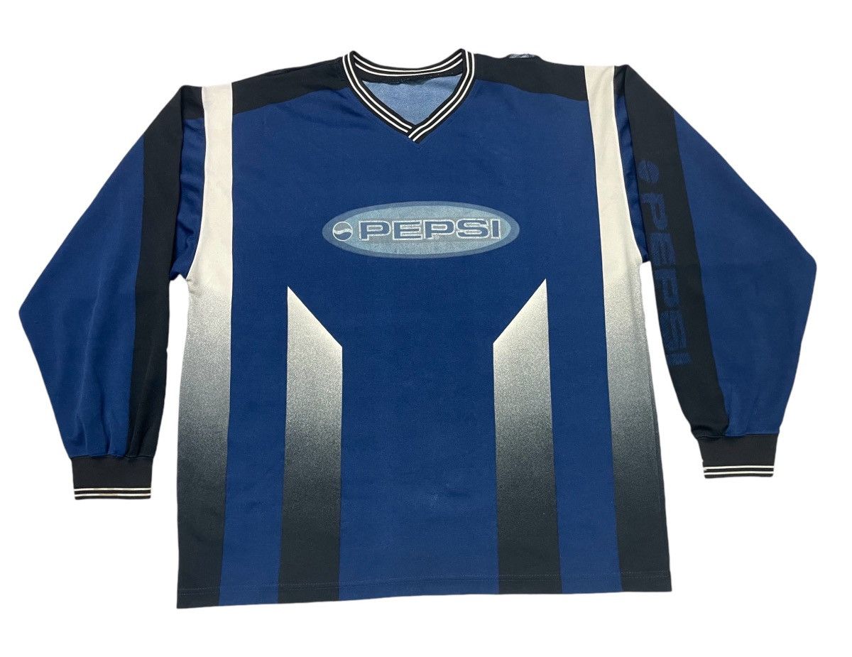 Pepsi 90s PEPSI RACING JERSEY HIPHOP STYLE RARE SINGLE STITCH Size US XXL / EU 58 / 5 - 2 Thumbnail