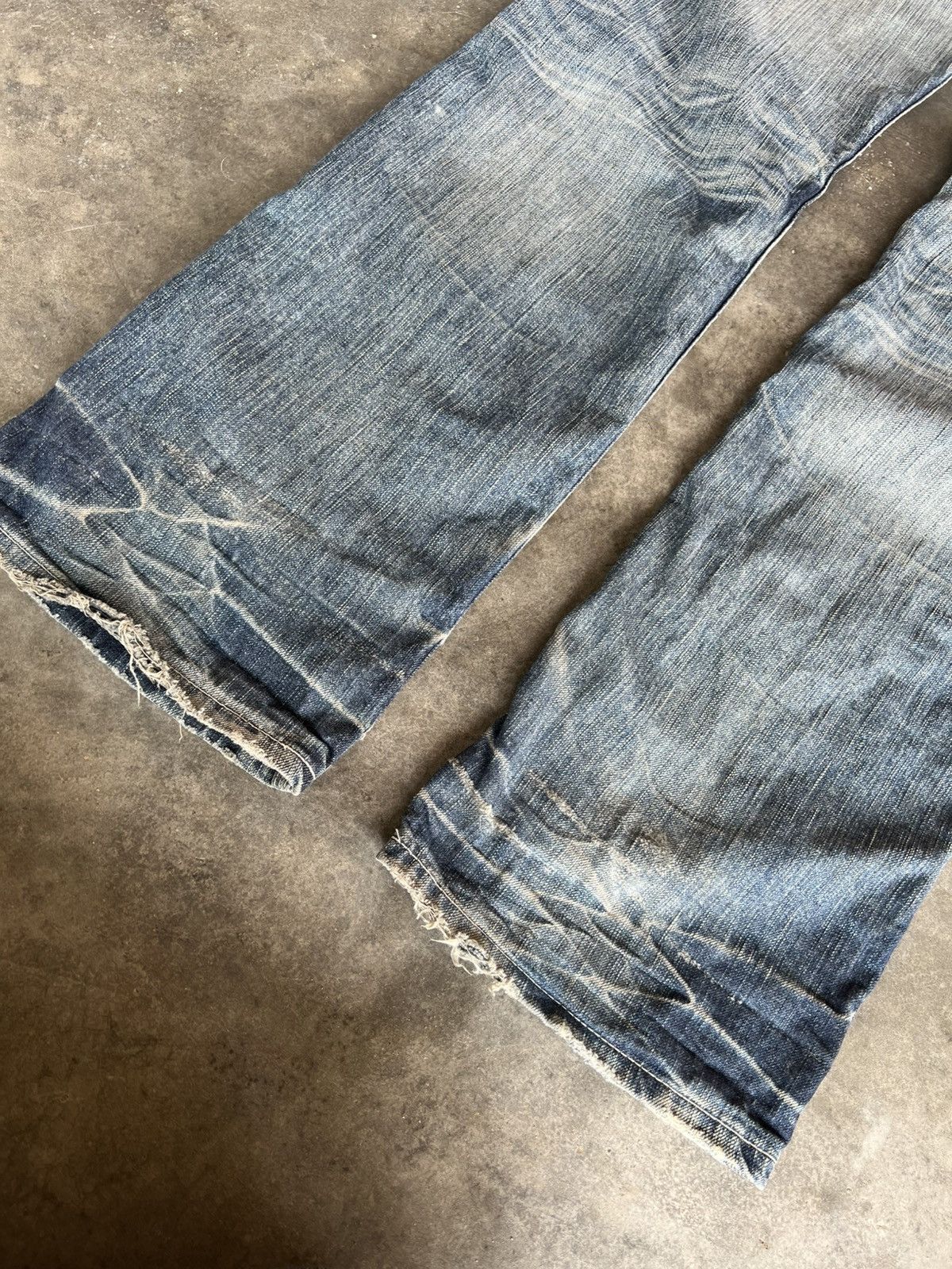 Edwin 💥Flare💥Edwin 503 Blue Trip Backle Back Jean Size US 30 / EU 46 - 16 Thumbnail