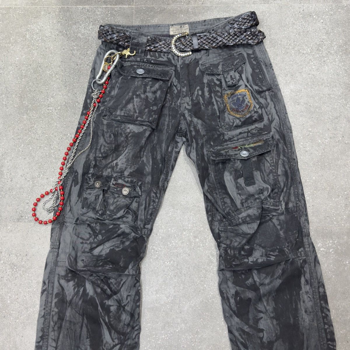 Other × Vintage vintage japanese brand save stars camouflage cargo pants Size US 32 / EU 48 - 3 Thumbnail