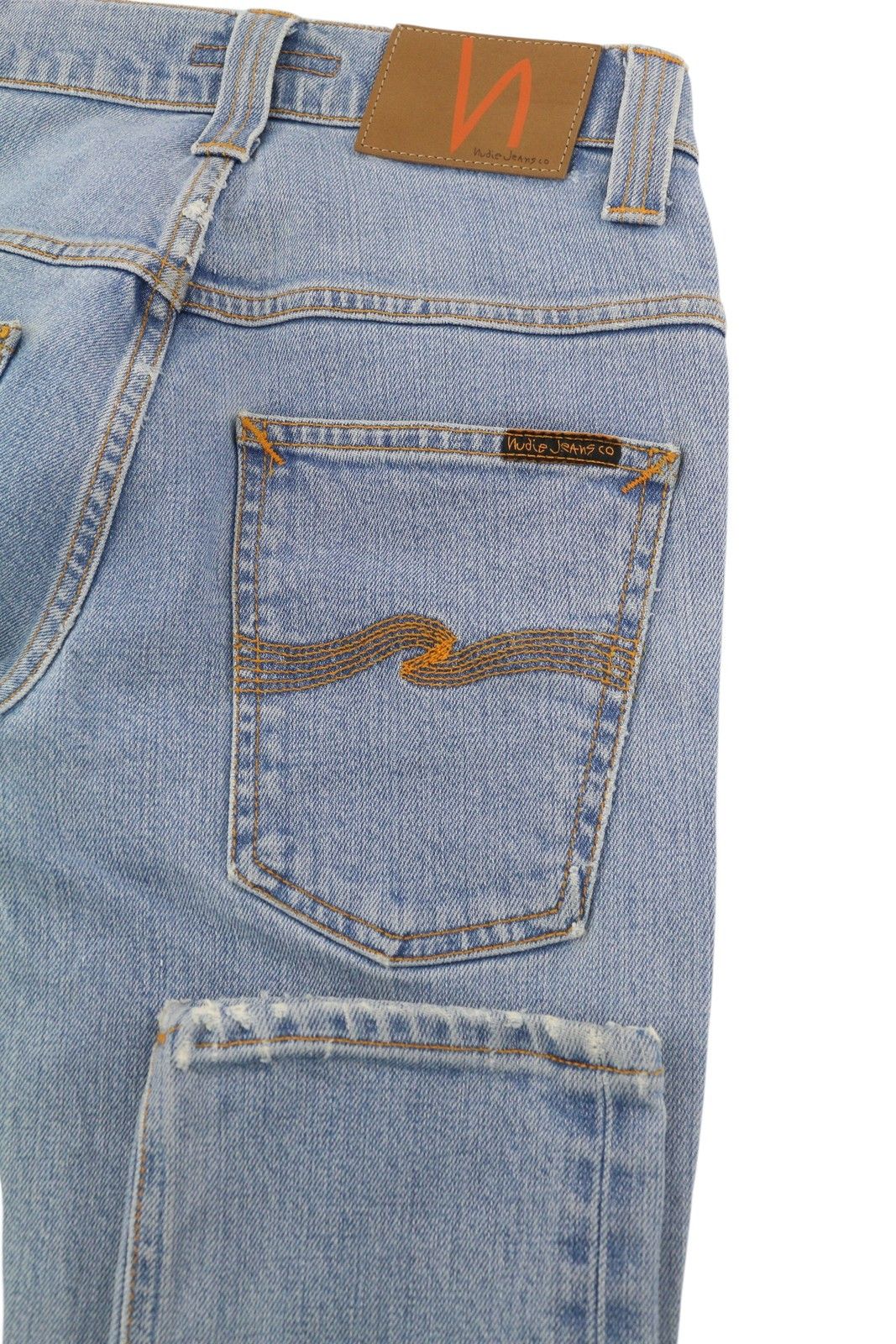 Nudie Jeans THIN FINN W28/L32 Bossa Ozzy Slim Washed Blue 83606 Size US 28 / EU 44 - 5 Thumbnail