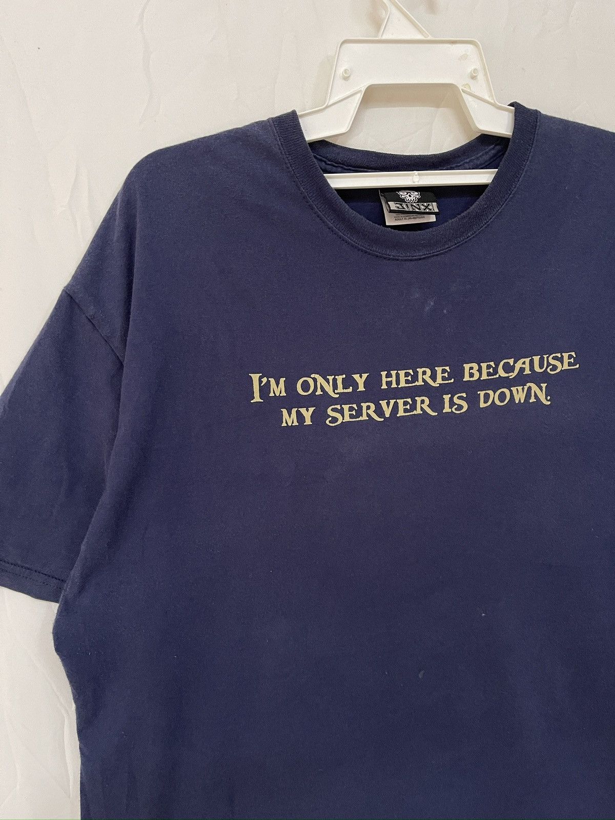 Vintage Vintage JINX Server Is Down T shirt Size US XL / EU 56 / 4 - 2 Thumbnail