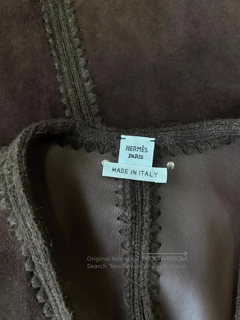 Hermes Hermes Caramel brown suede and calfskin patchwork with sma Size XS / US 0-2 / IT 36-38 - 5 Thumbnail