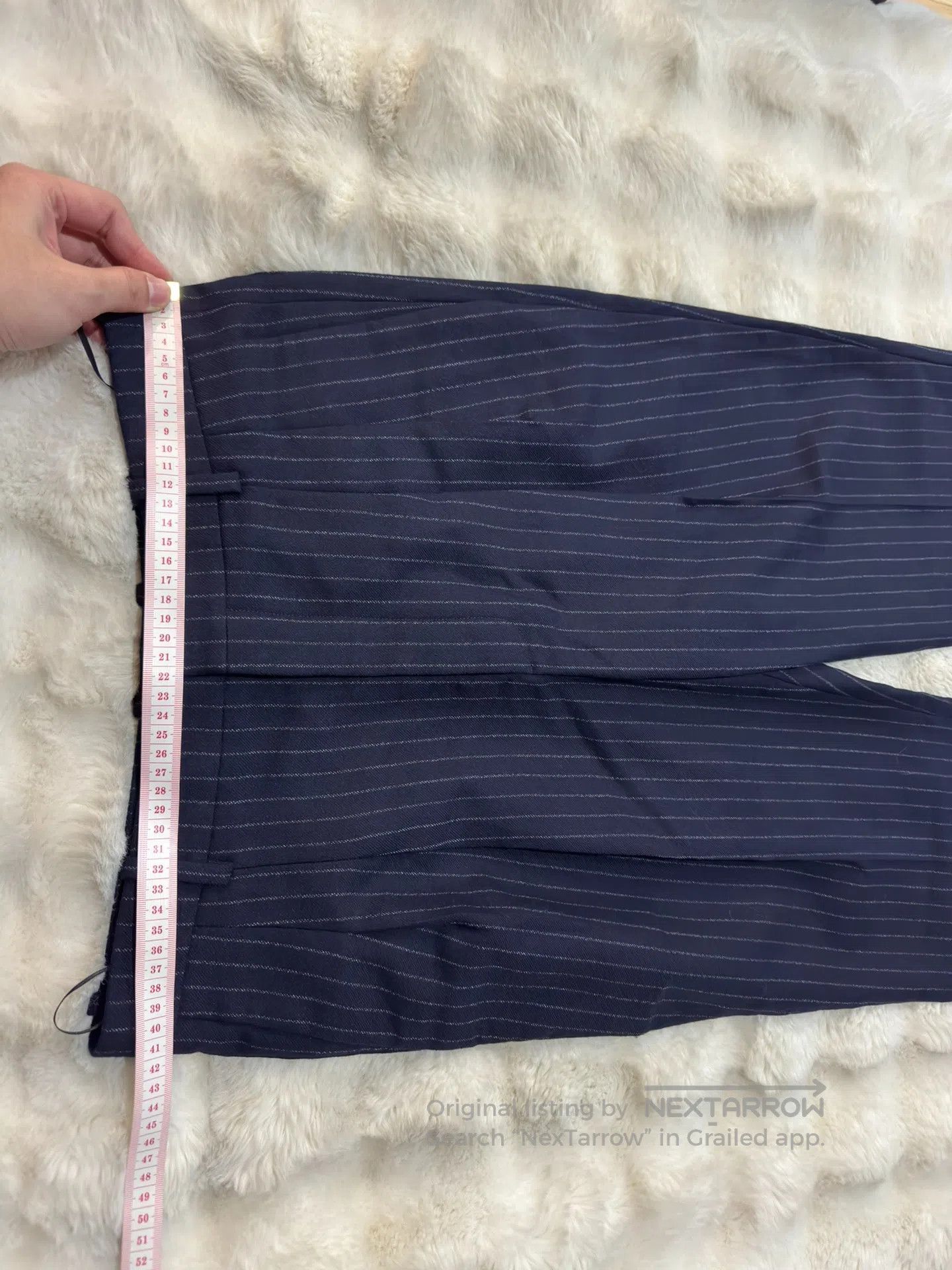 Saint Laurent Paris Saint Laurent Paris Double Pleat Flannel Trousers| Size US 30 / EU 46 - 7 Thumbnail