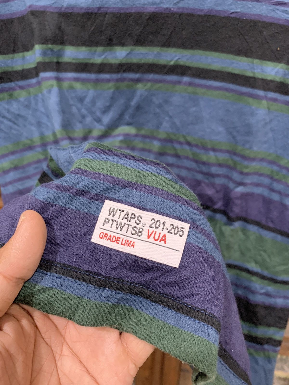 Wtaps 🔥SOLD🔥Wtaps Striped T-Shirt Size US L / EU 52-54 / 3 - 3 Thumbnail