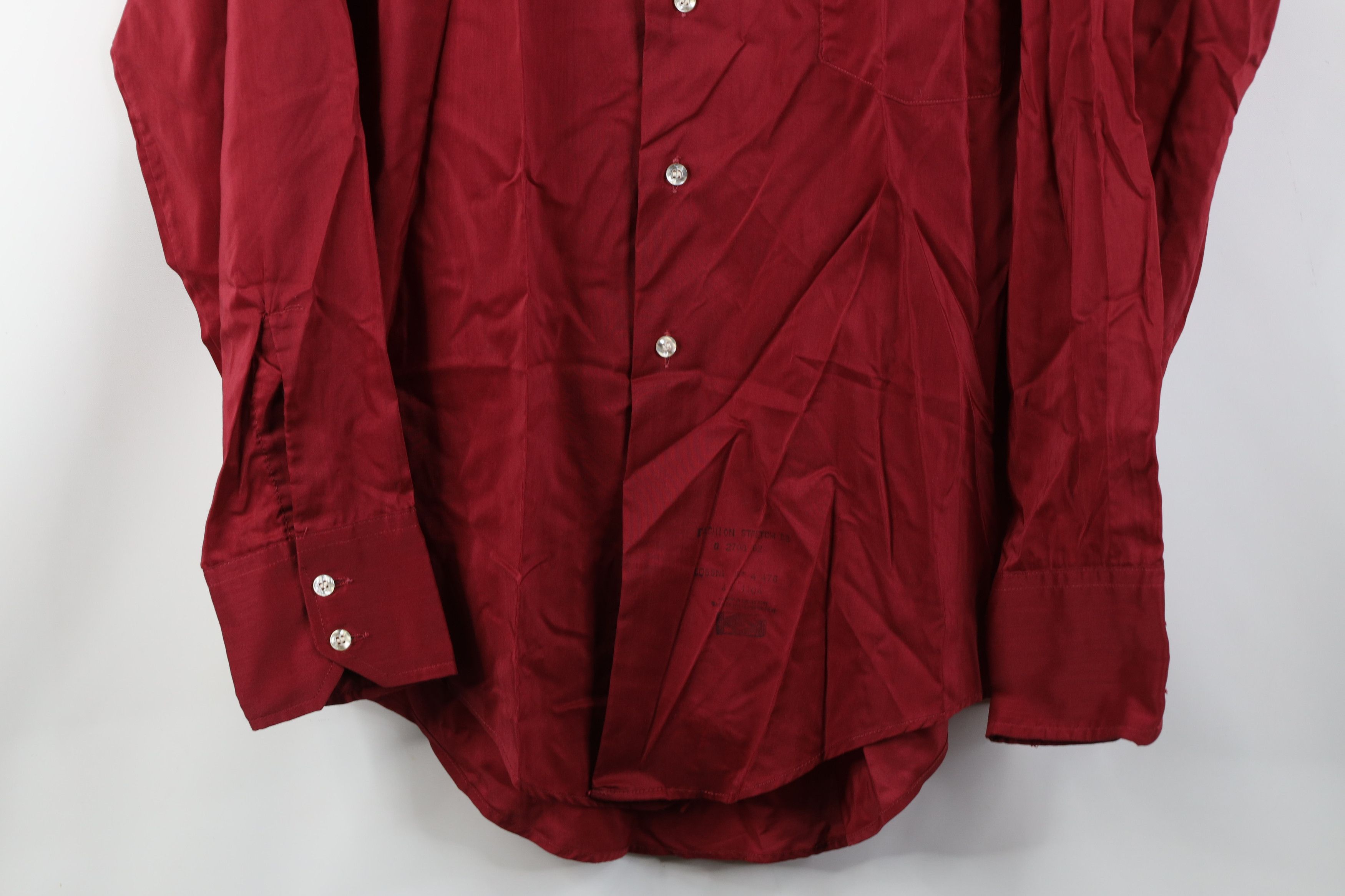 Vintage Vintage 60s 70s Streetwear Collar Button Shirt Red USA Size US M / EU 48-50 / 2 - 3 Thumbnail