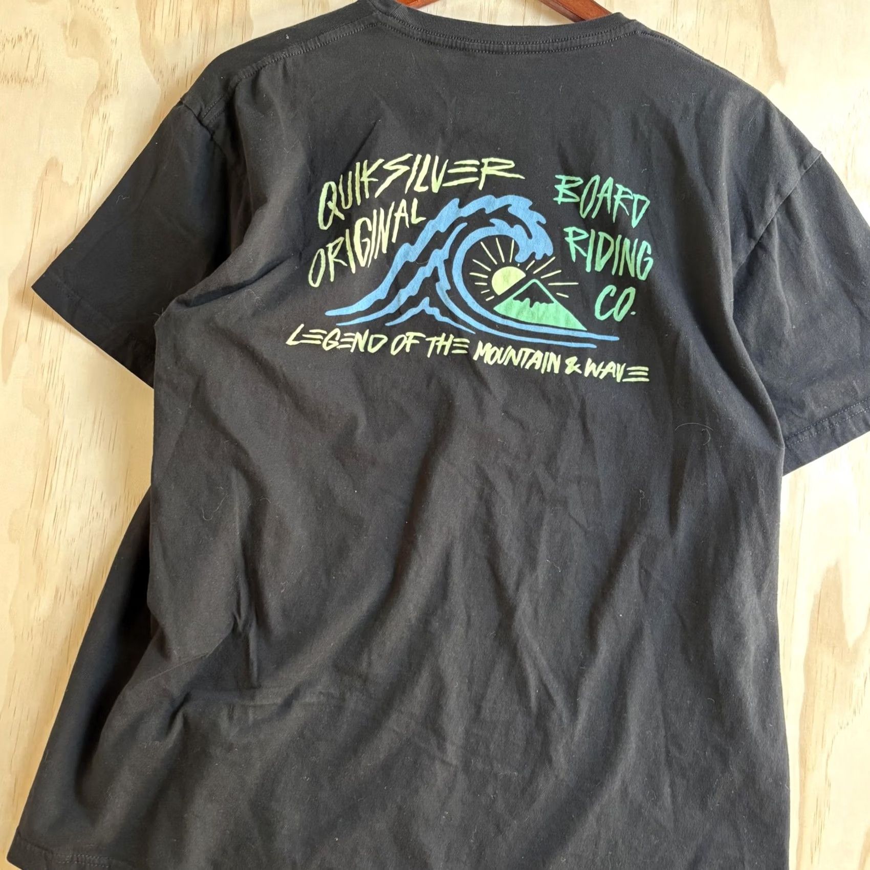 Quiksilver Quiksilver Original Board Riding Co Shirt Mens XL Black Surf Tee T-Shirt Size US XL / EU 56 / 4 - 4 Thumbnail
