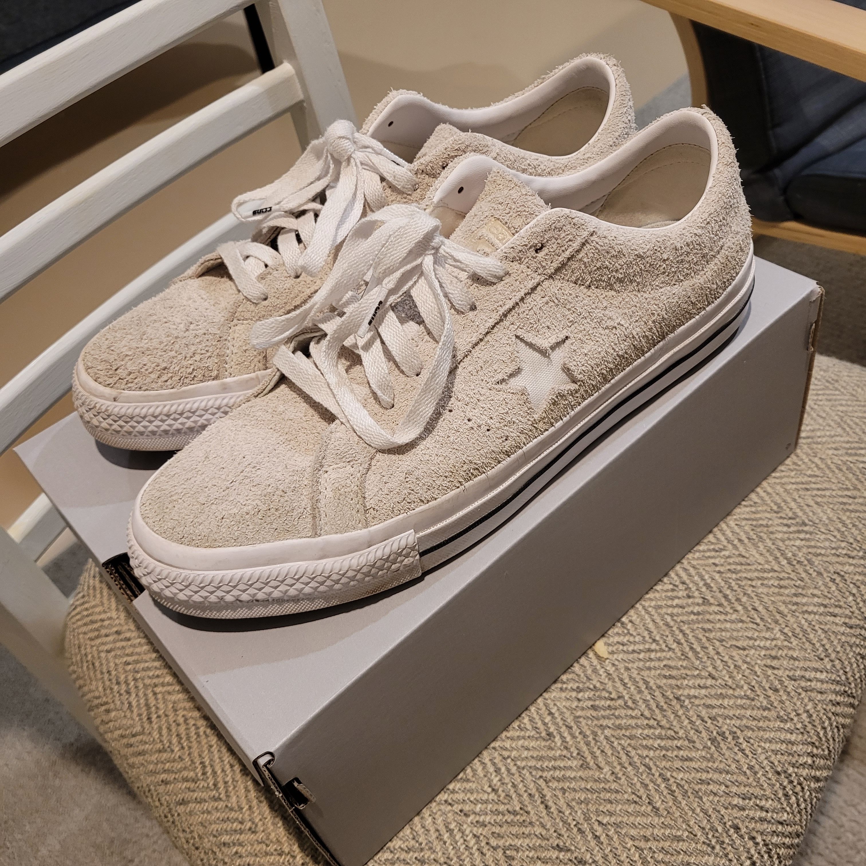 Converse Converse One Star Pro Egret | Grailed