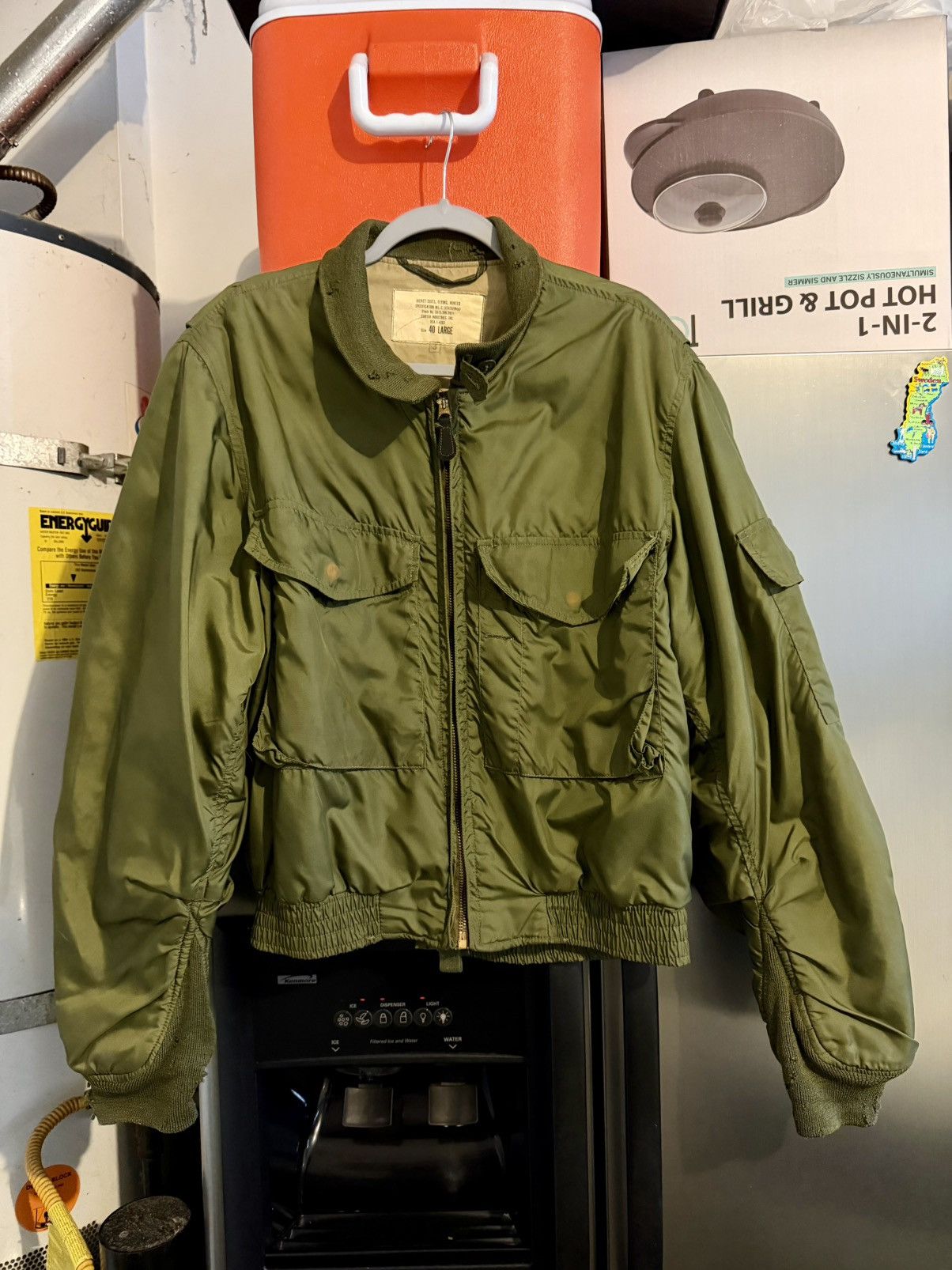Vintage Vintage Military 60's WEP Flight Bomber Jacket Size US L / EU 52-54 / 3 - 1 Thumbnail